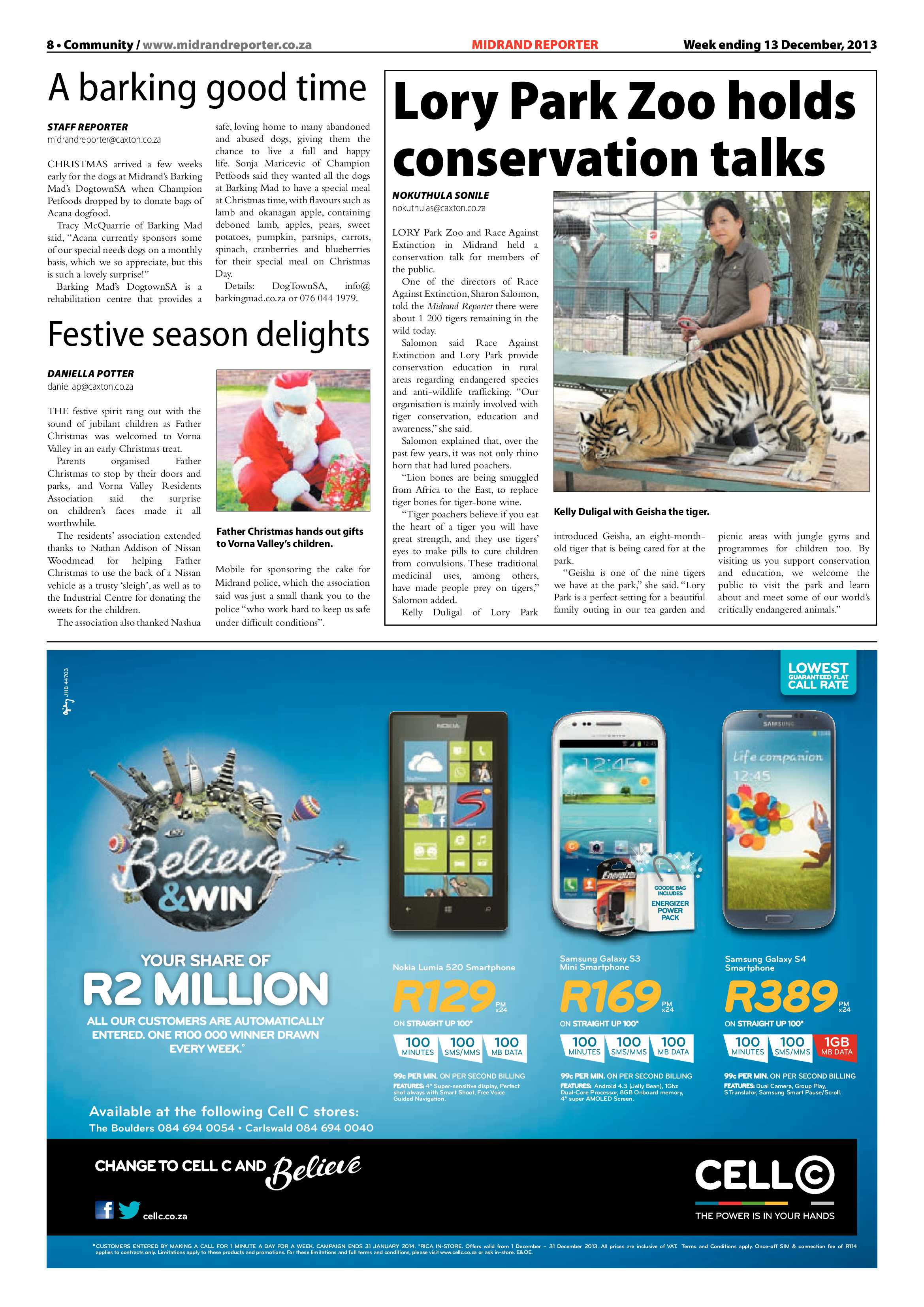 Midrand Reporter 13 December 2013 page 10
