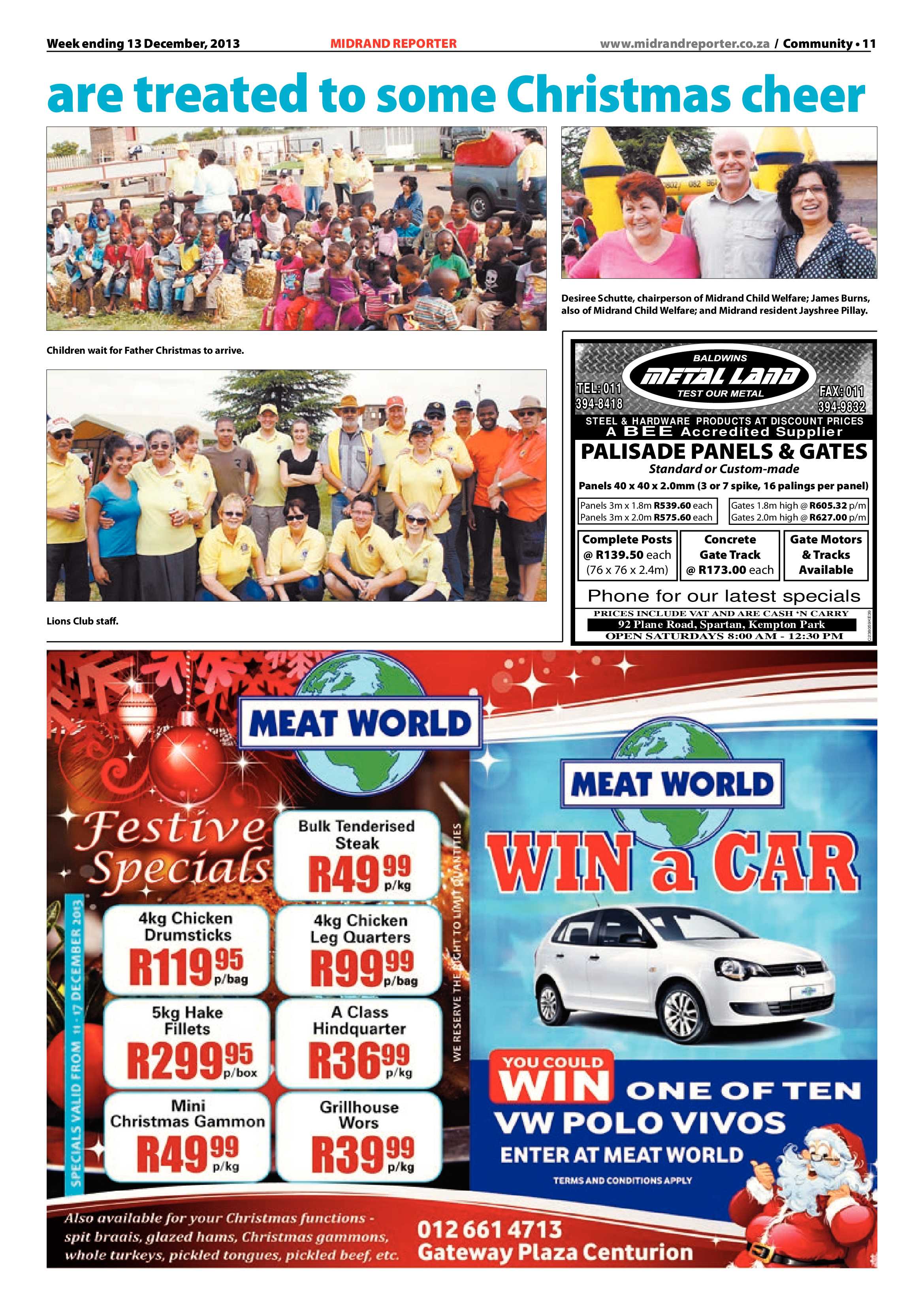 Midrand Reporter 13 December 2013 page 13