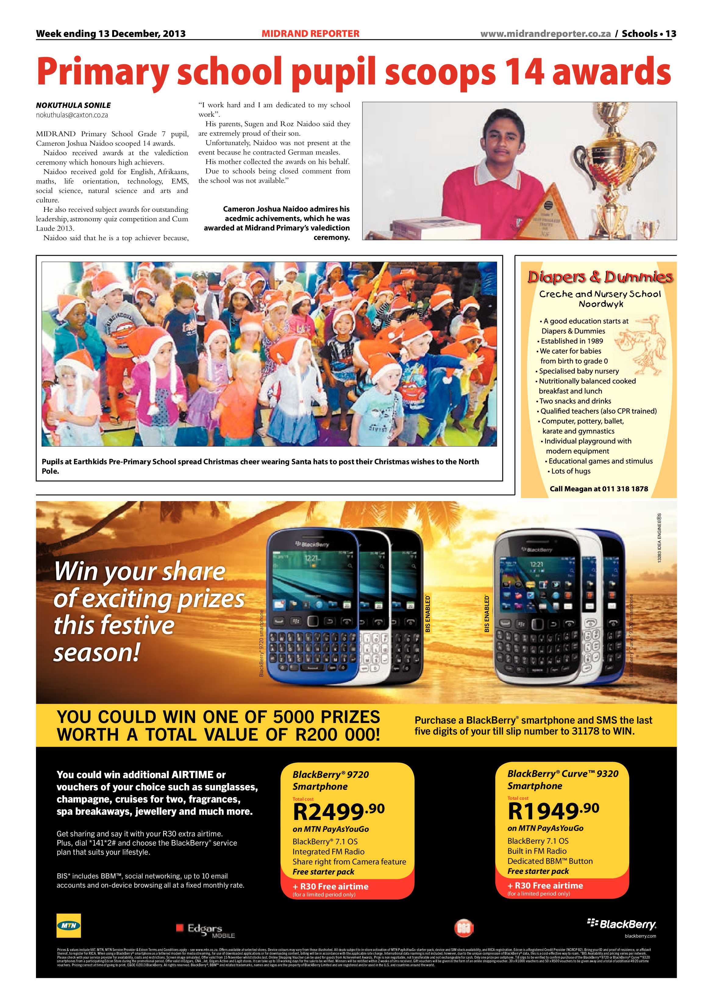 Midrand Reporter 13 December 2013 page 15
