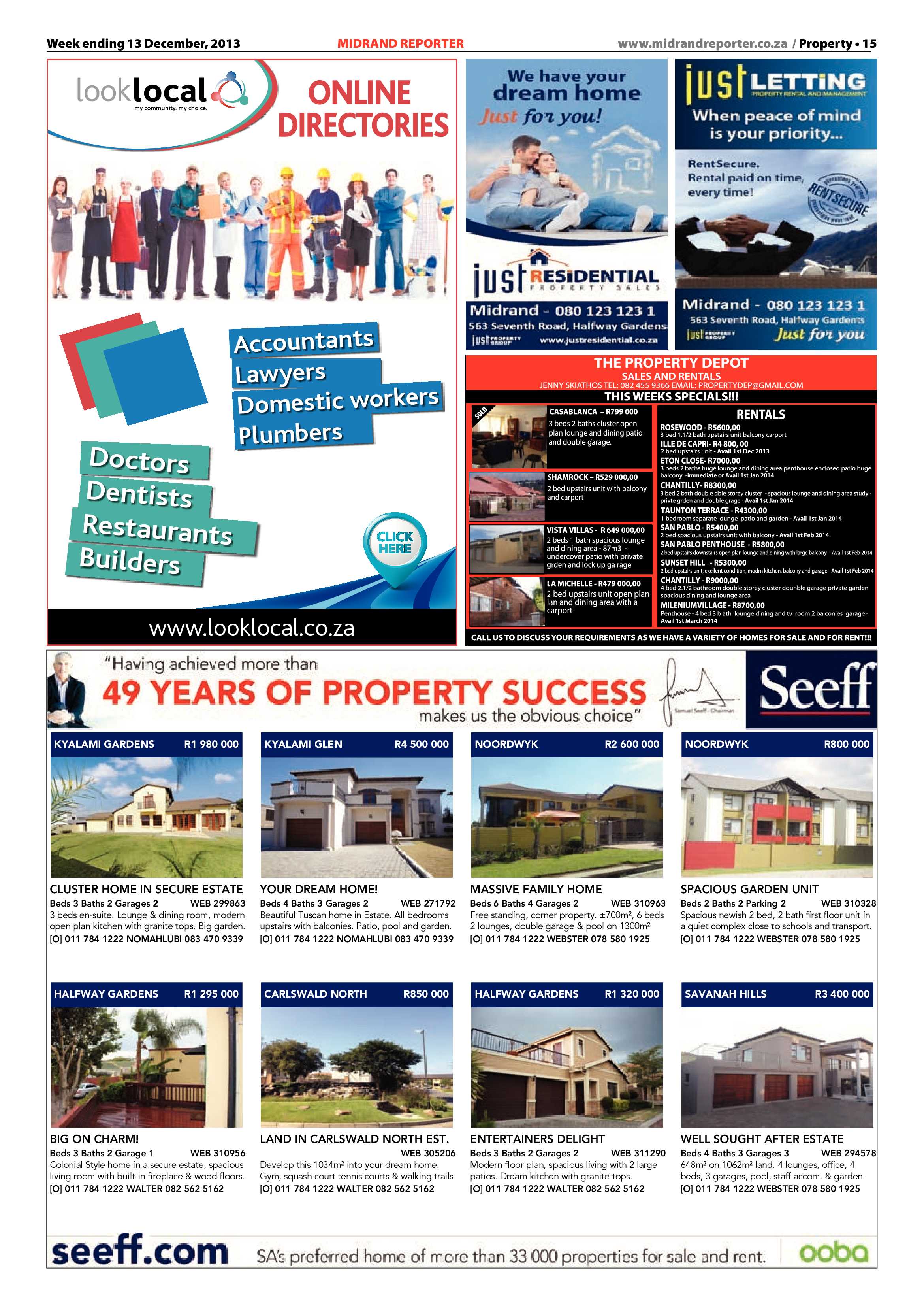 Midrand Reporter 13 December 2013 page 17