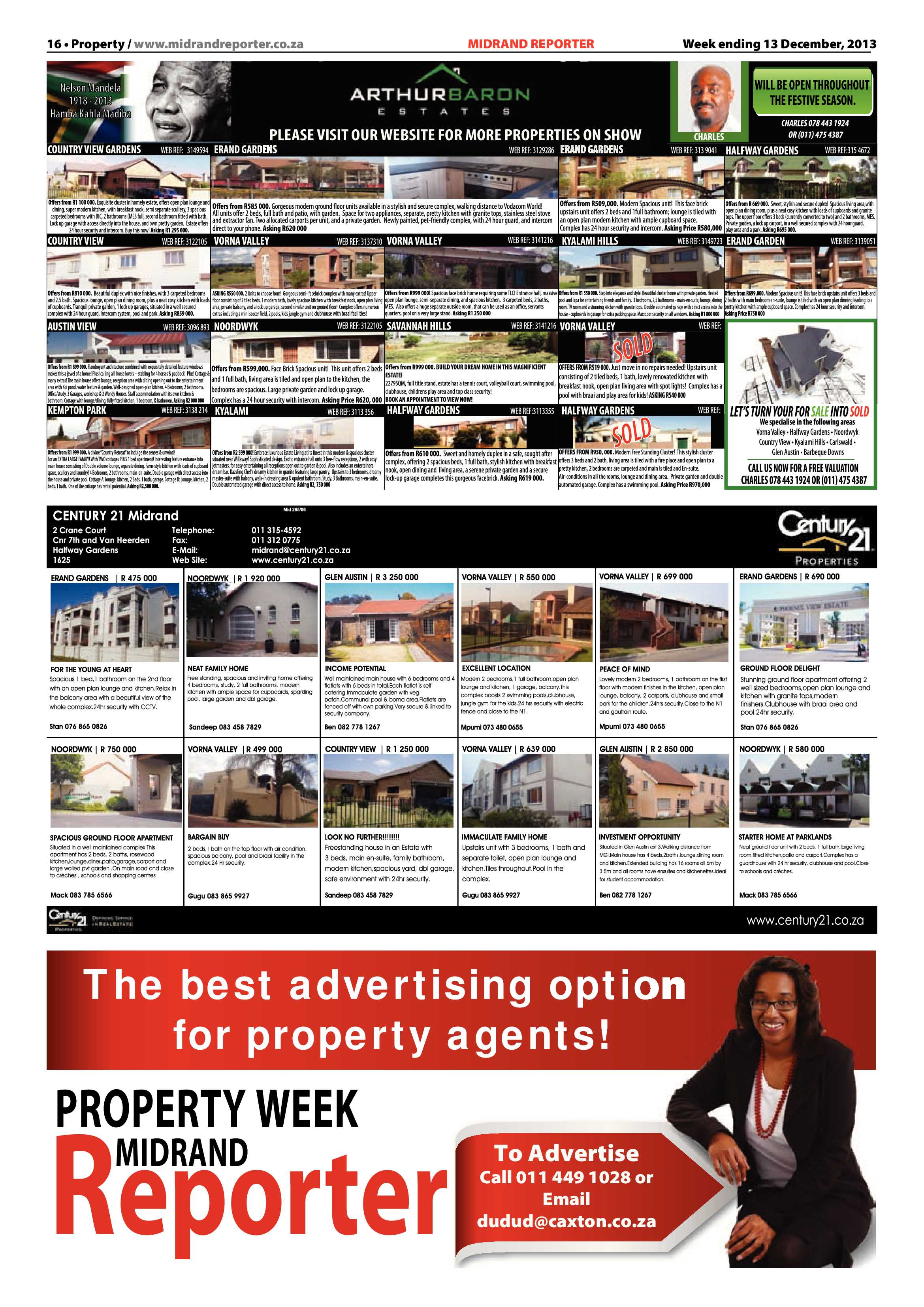 Midrand Reporter 13 December 2013 page 18