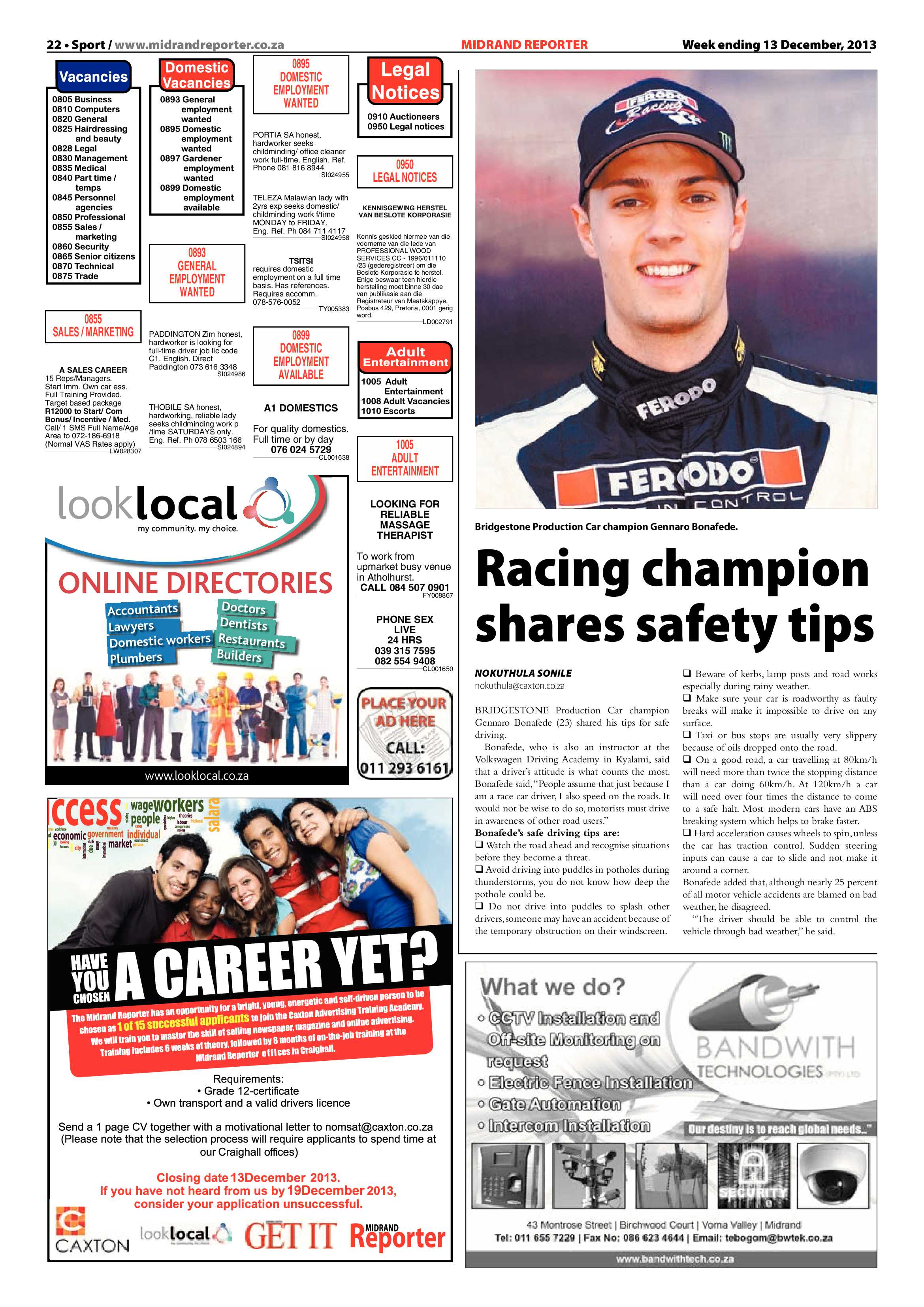 Midrand Reporter 13 December 2013 page 24