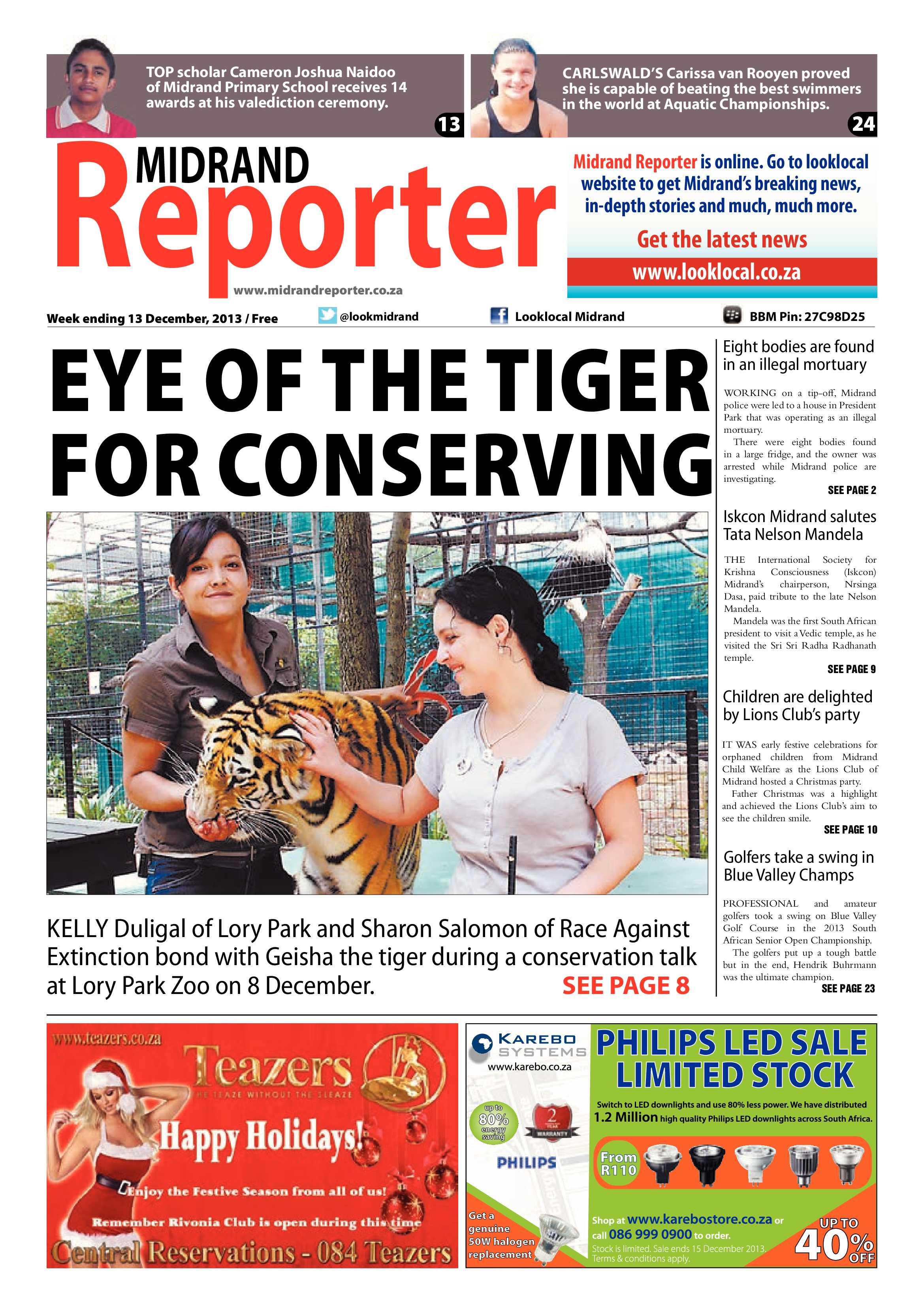 Midrand Reporter 13 December 2013 page 3