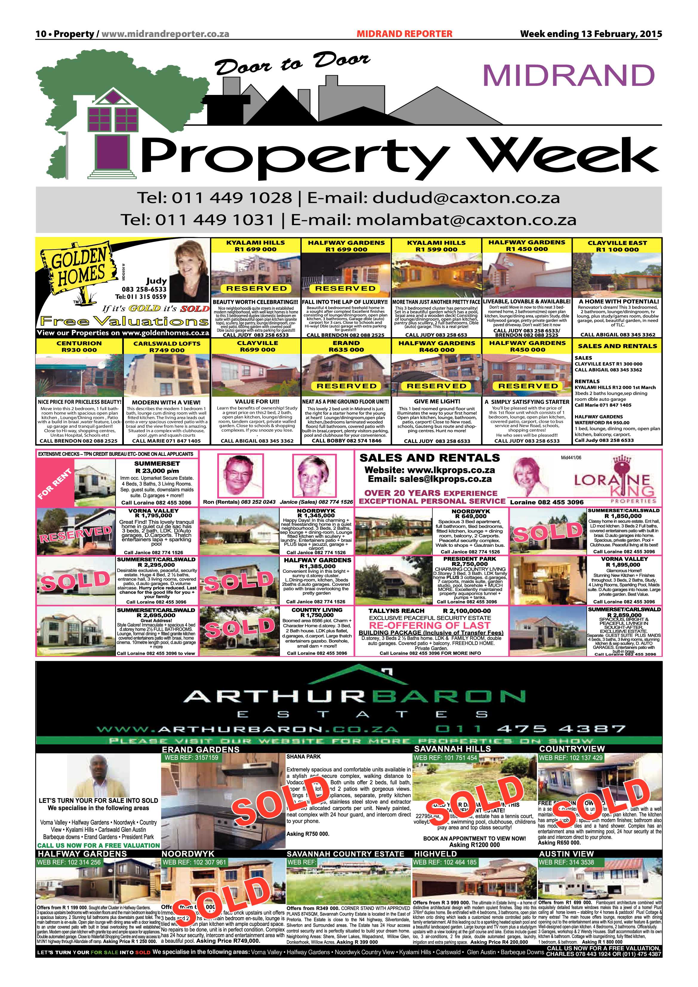 Midrand Reporter 13 February 2015 page 10