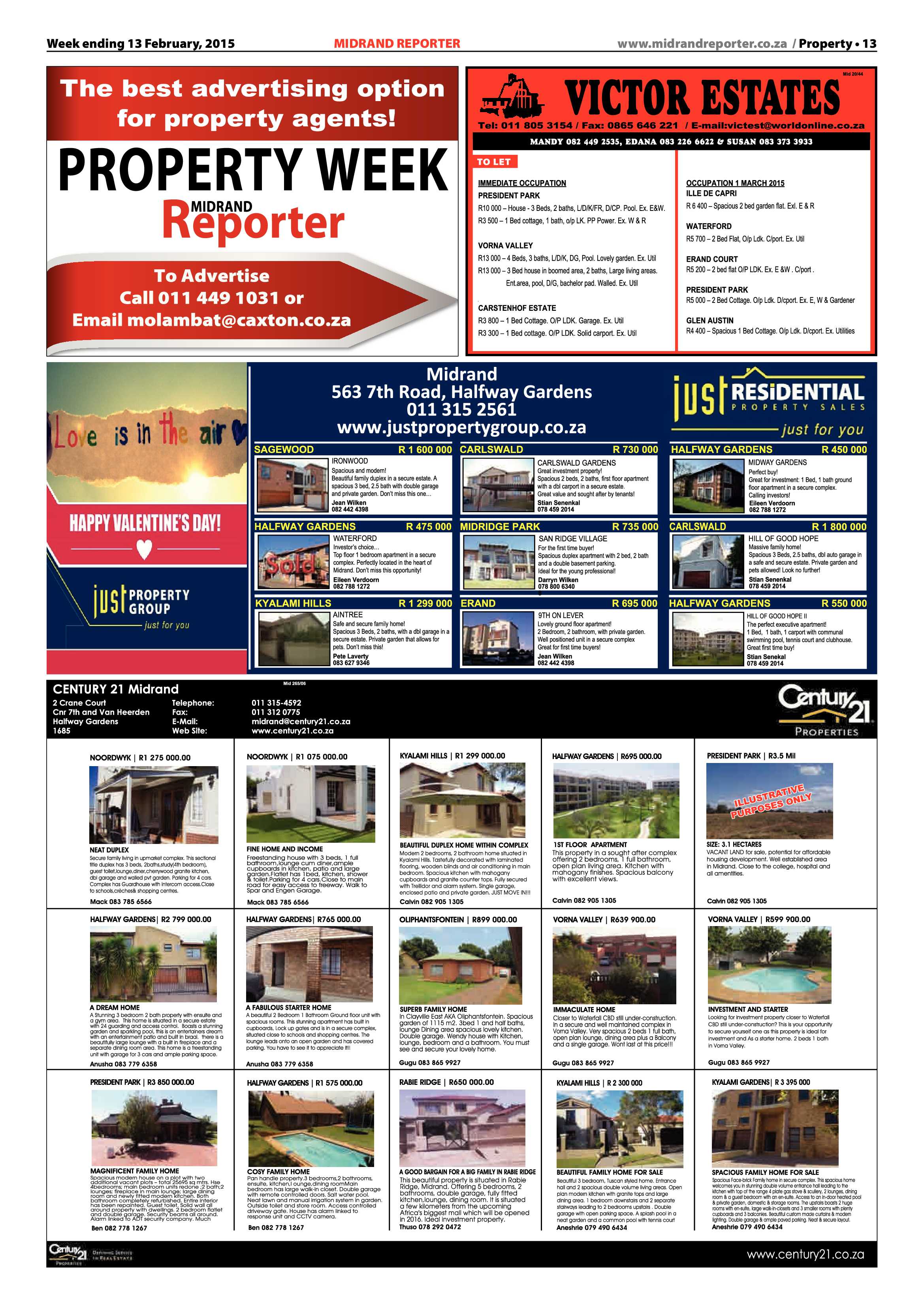 Midrand Reporter 13 February 2015 page 13