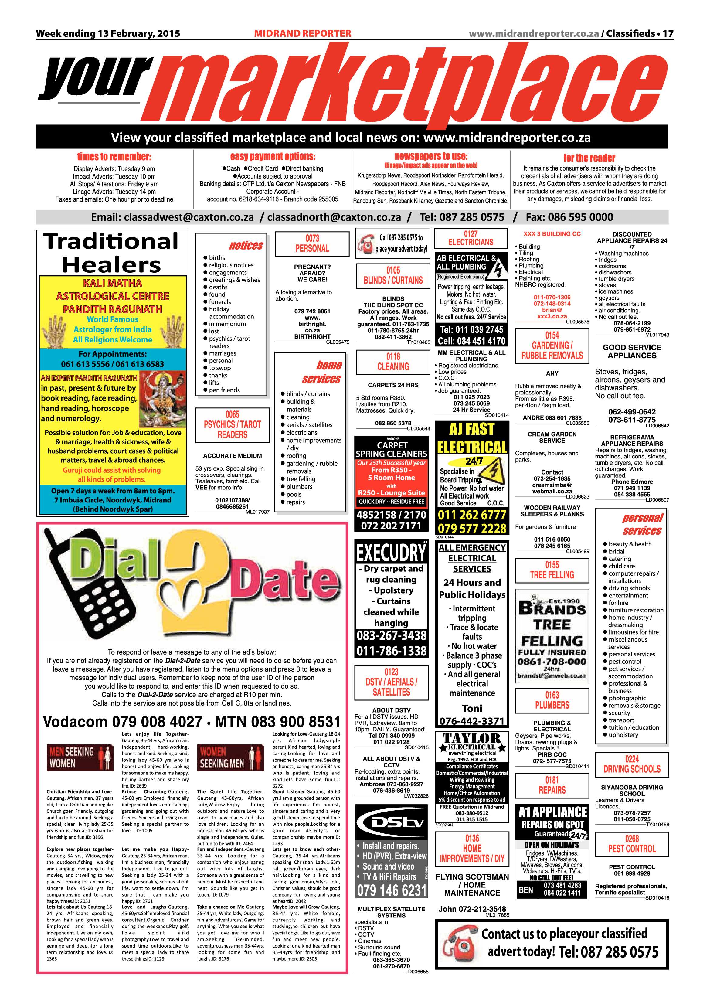 Midrand Reporter 13 February 2015 page 17