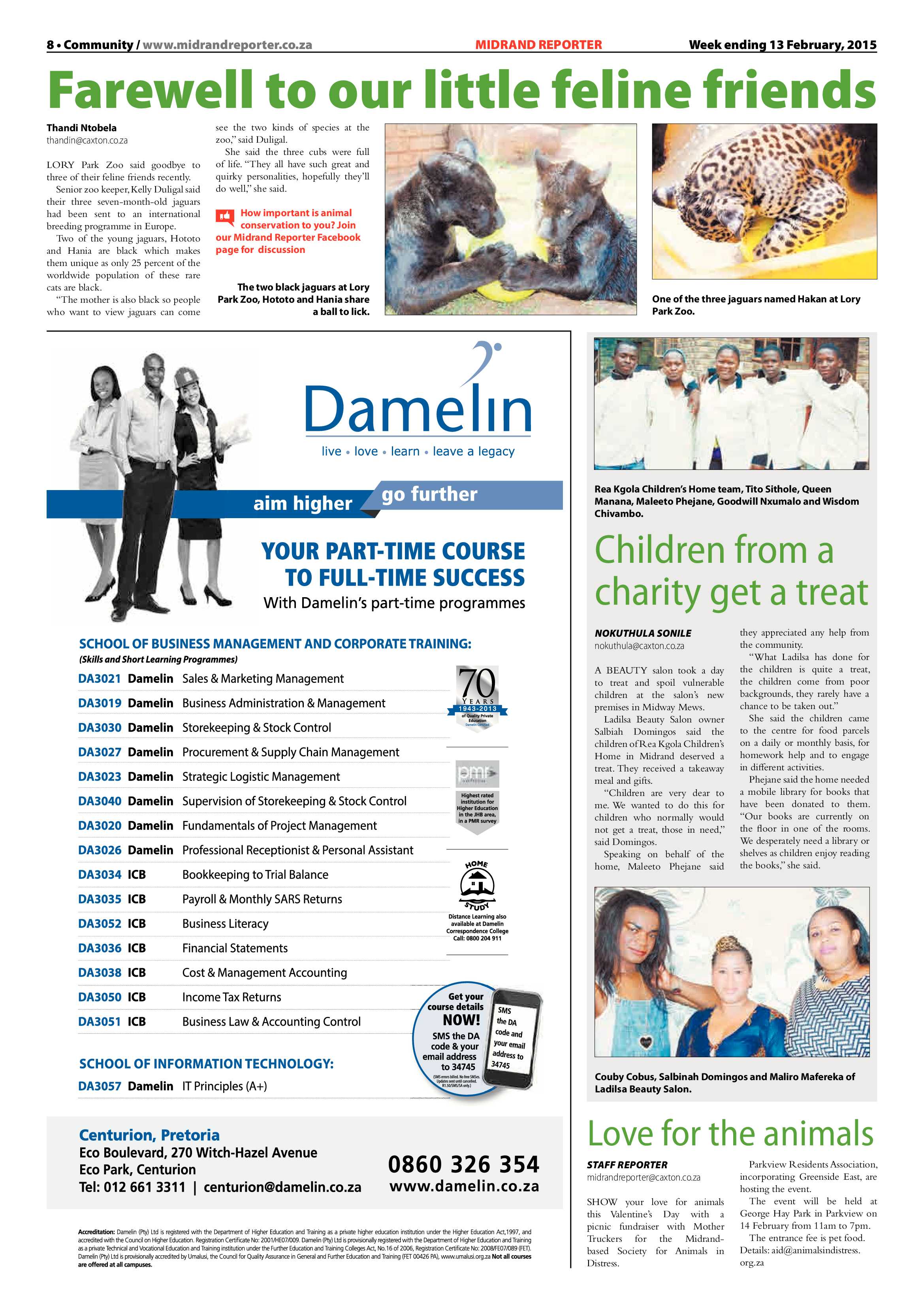 Midrand Reporter 13 February 2015 page 8