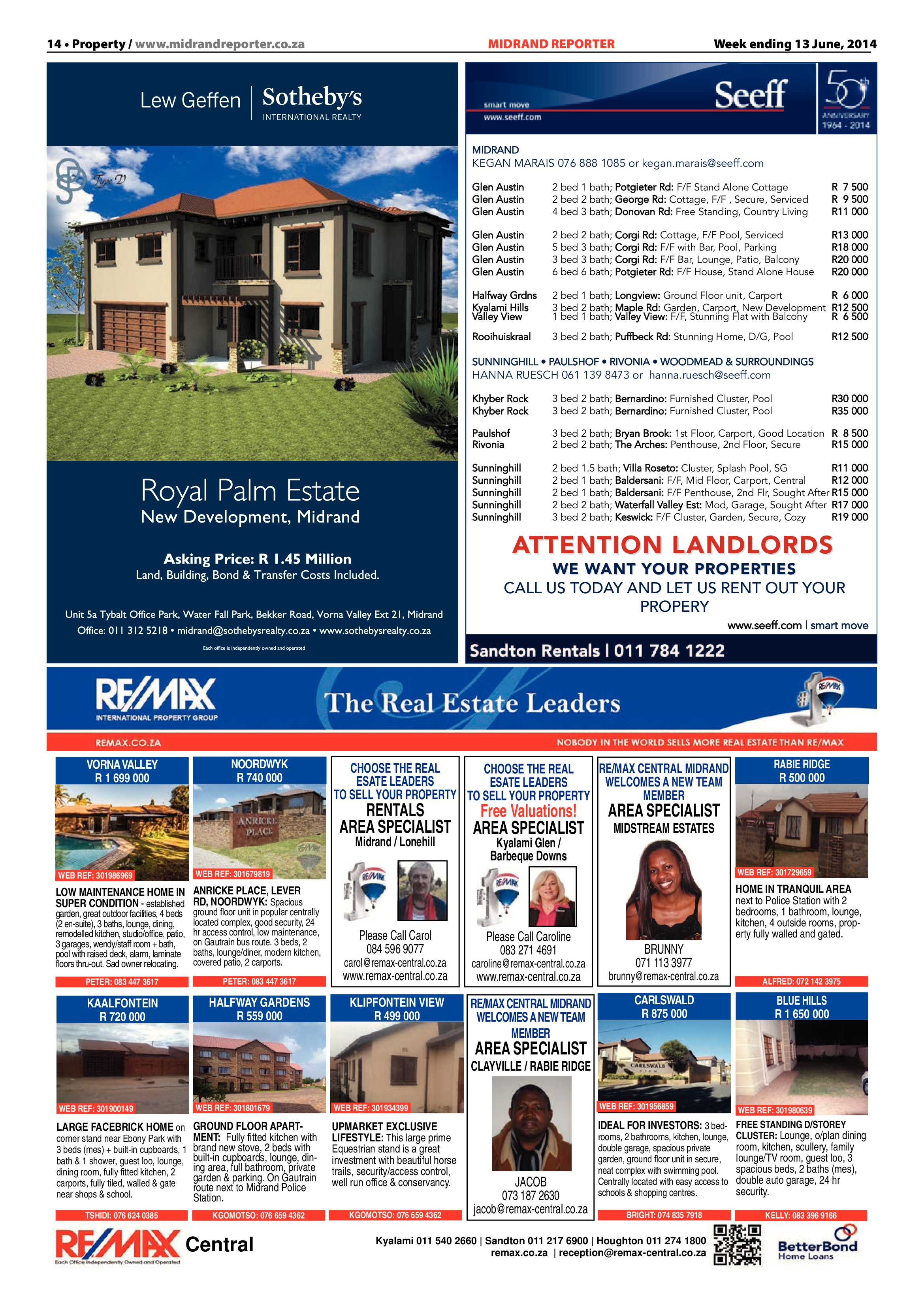 Midrand Reporter 13 June 2014 page 14