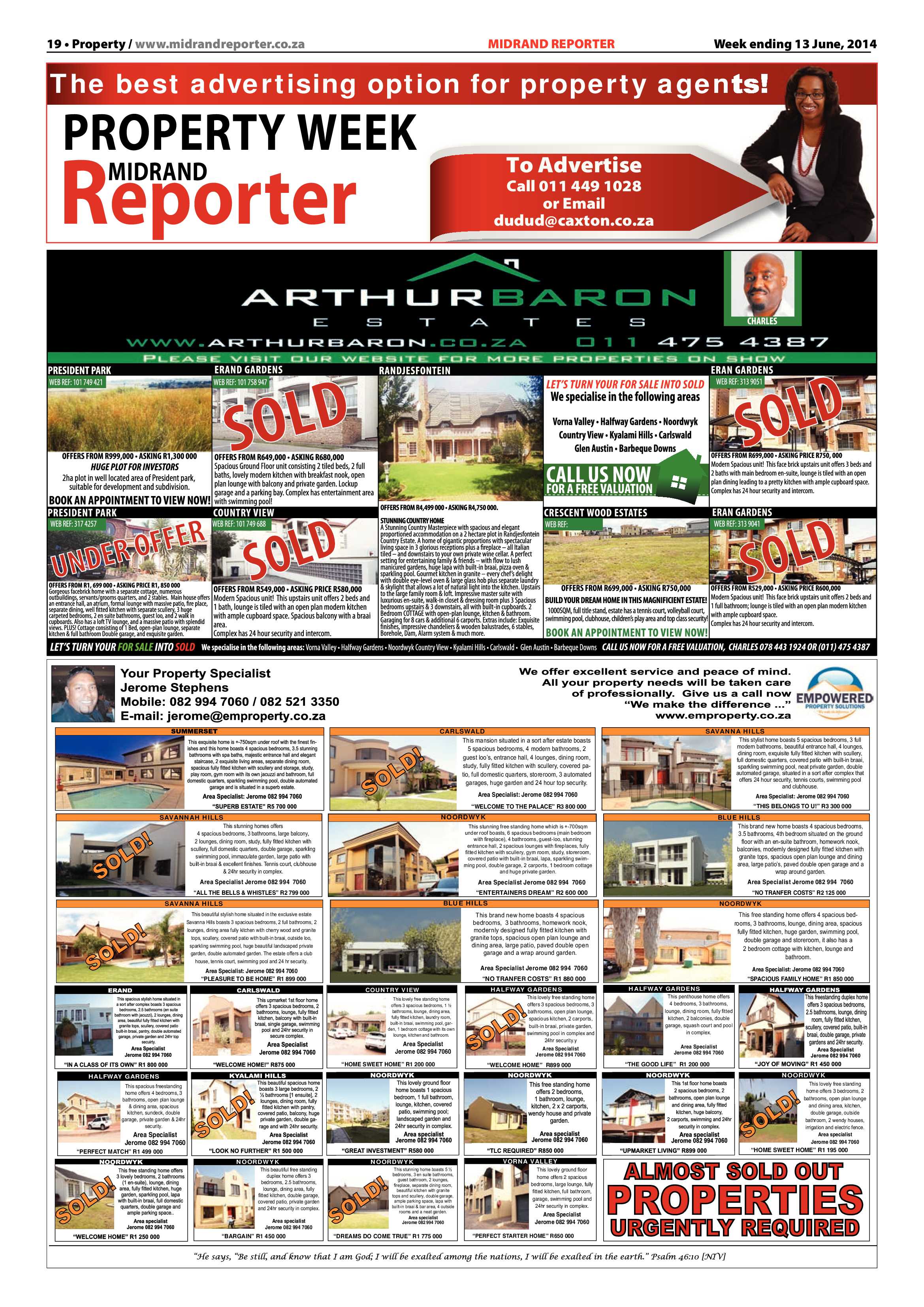 Midrand Reporter 13 June 2014 page 19