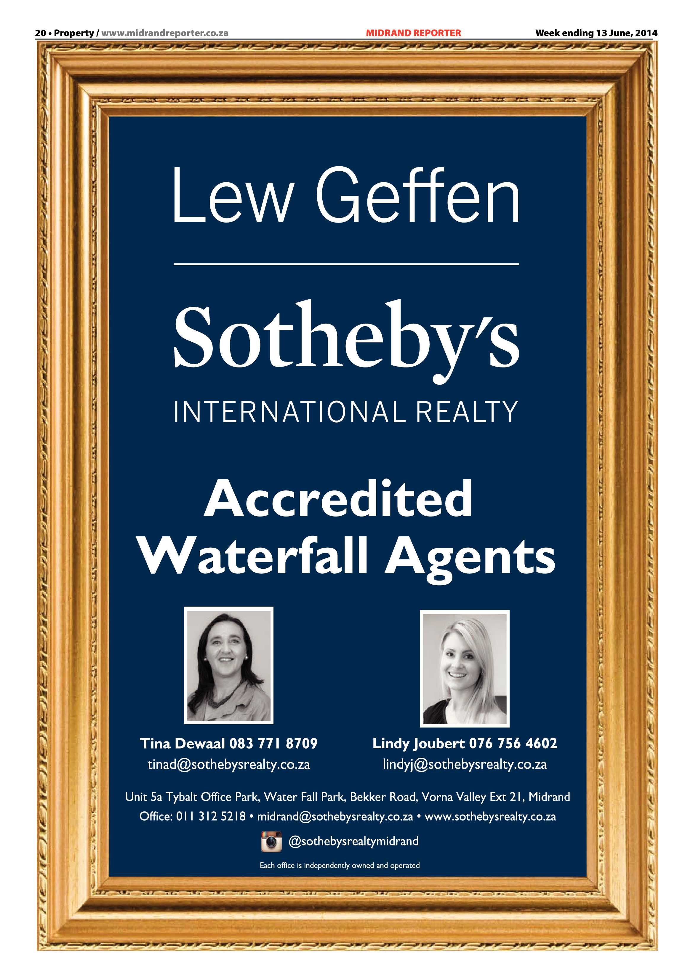 Midrand Reporter 13 June 2014 page 20