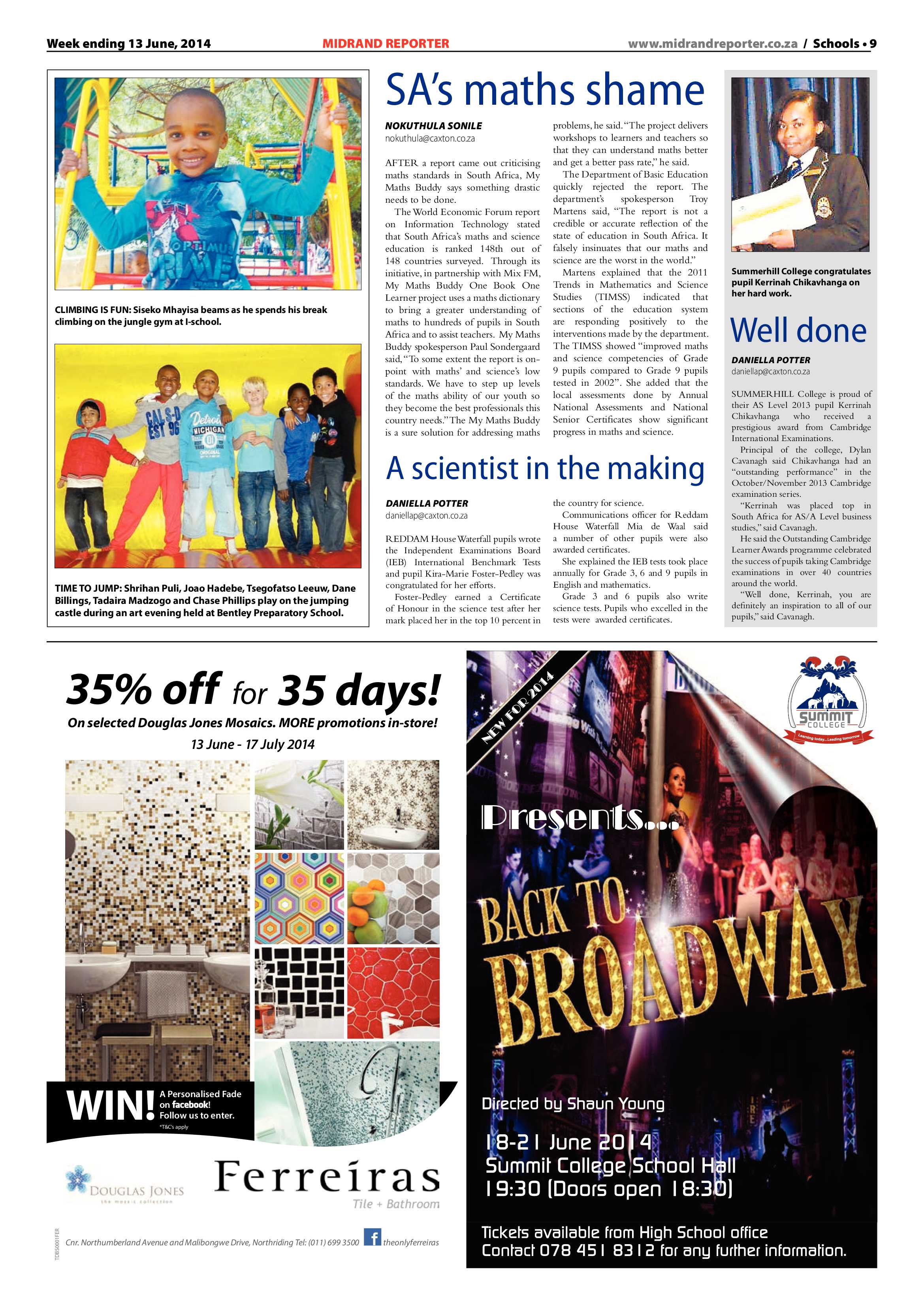 Midrand Reporter 13 June 2014 page 9