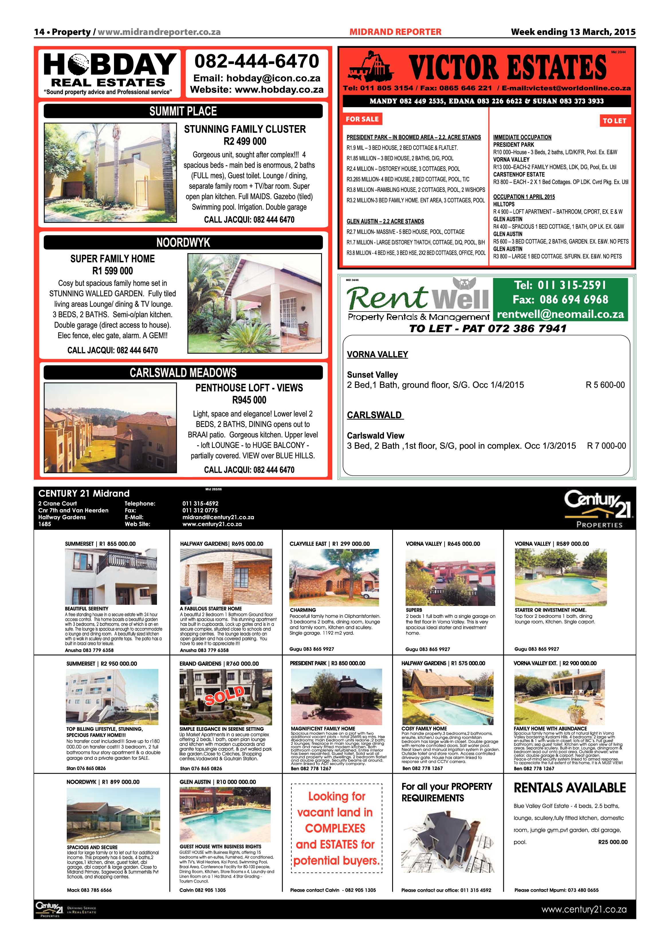 Midrand Reporter 13 March 2015 page 14