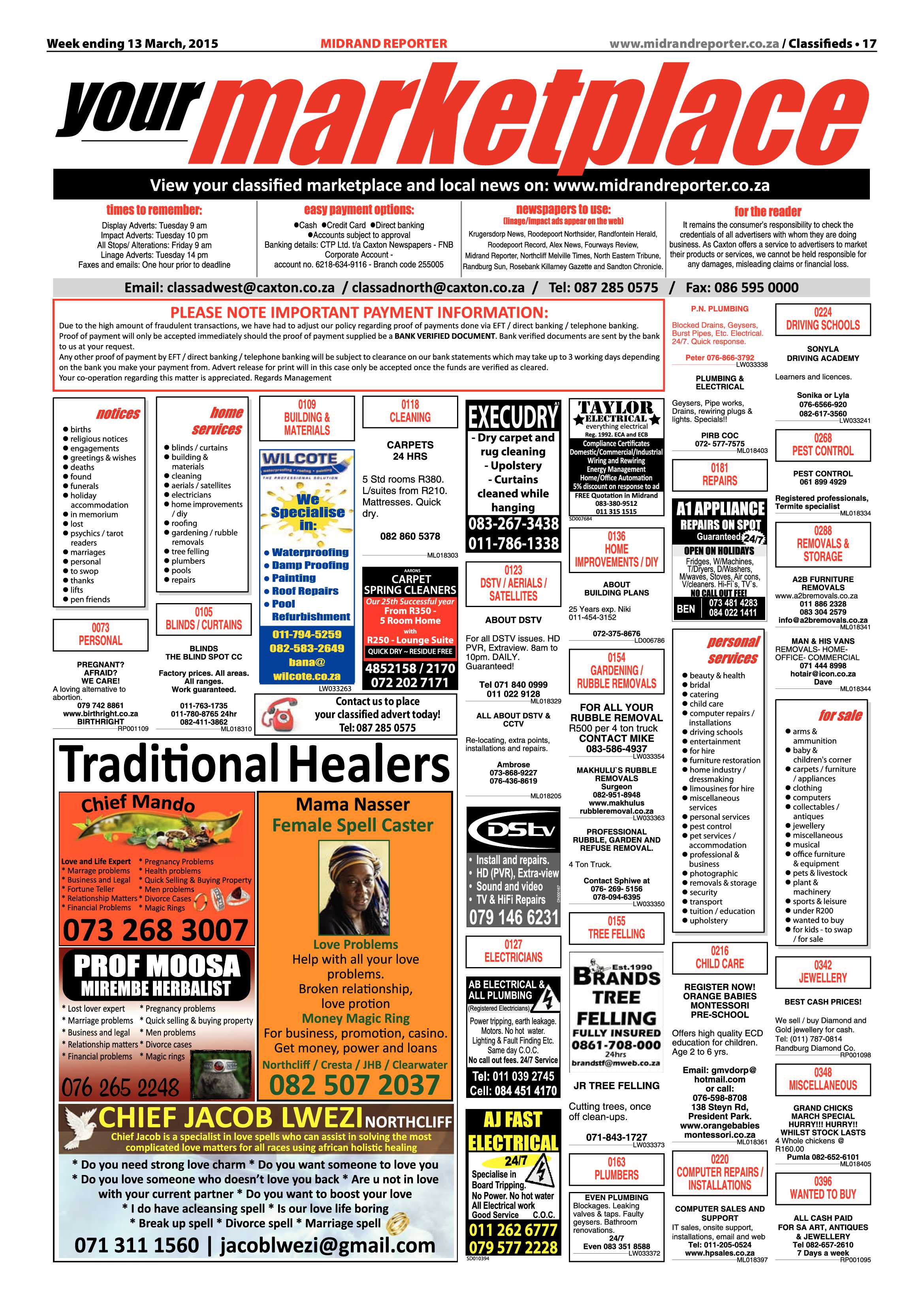 Midrand Reporter 13 March 2015 page 17