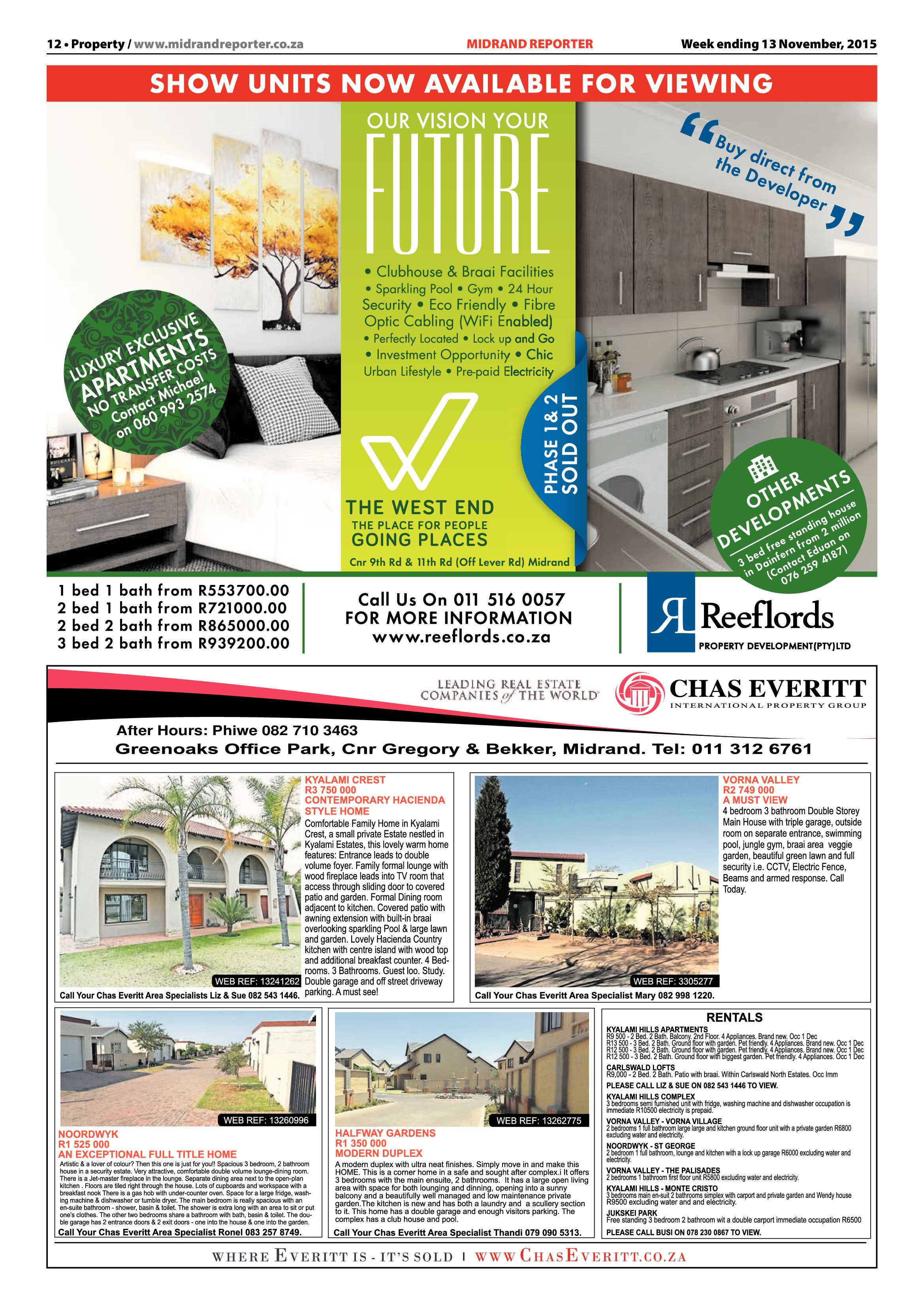 Midrand Reporter 13 November 2015 page 12