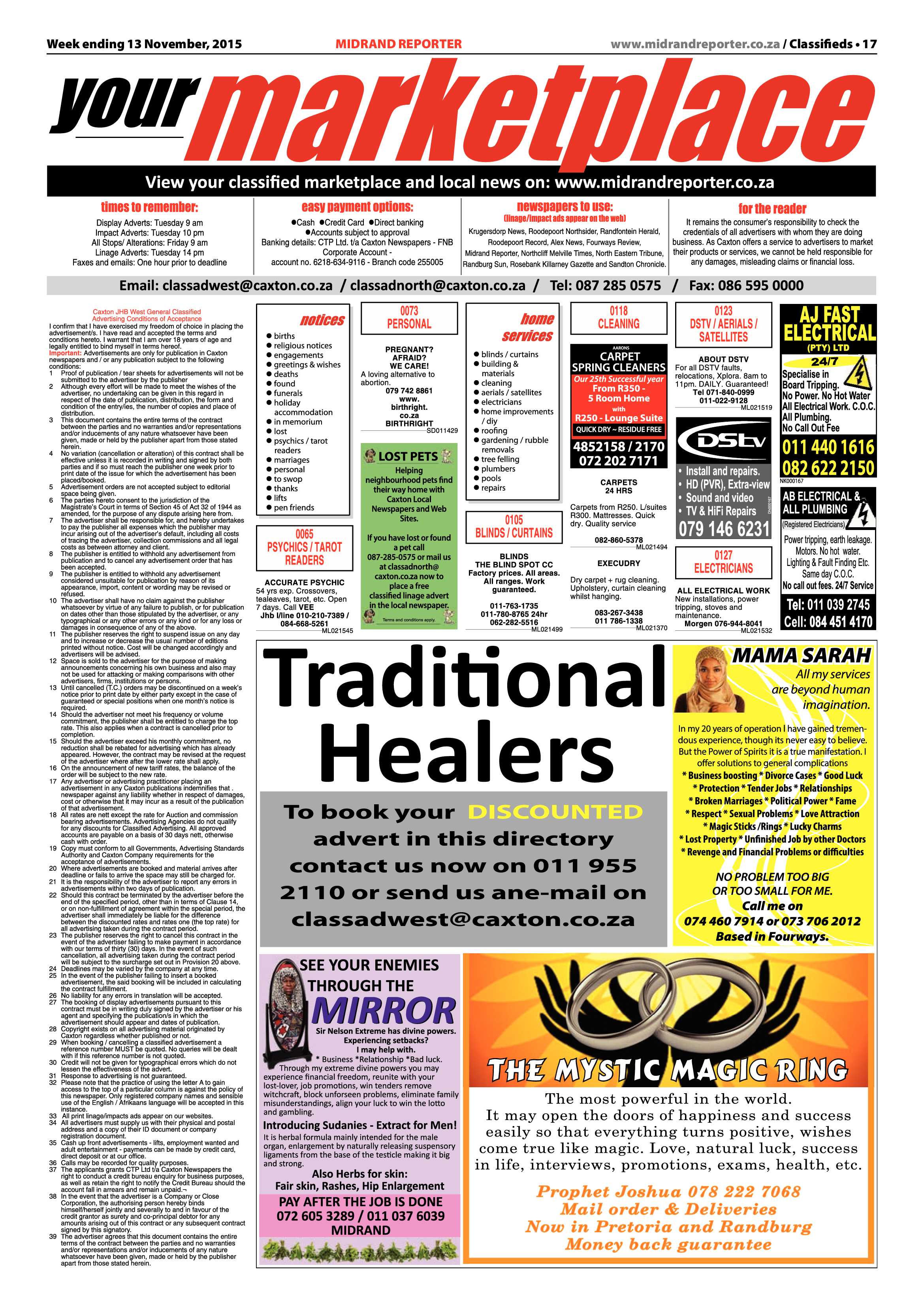 Midrand Reporter 13 November 2015 page 17
