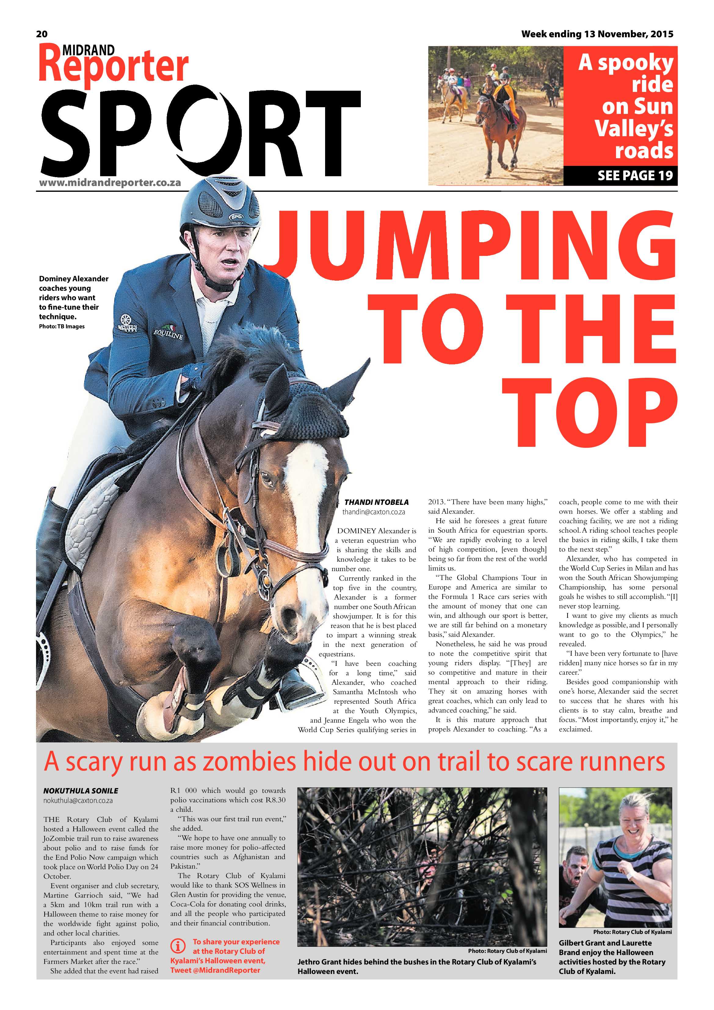 Midrand Reporter 13 November 2015 page 20