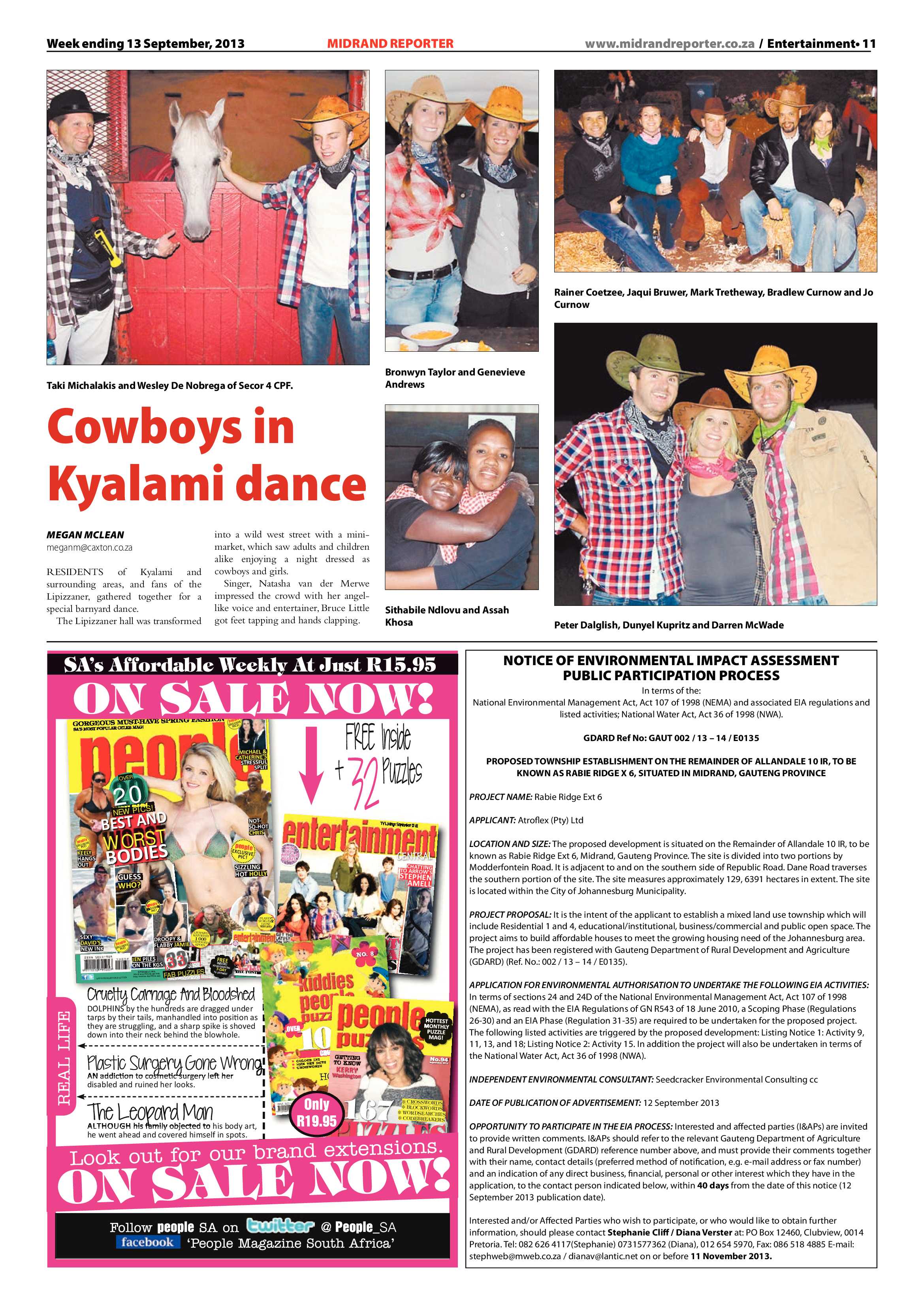 Midrand Reporter 13 September 2013 page 11