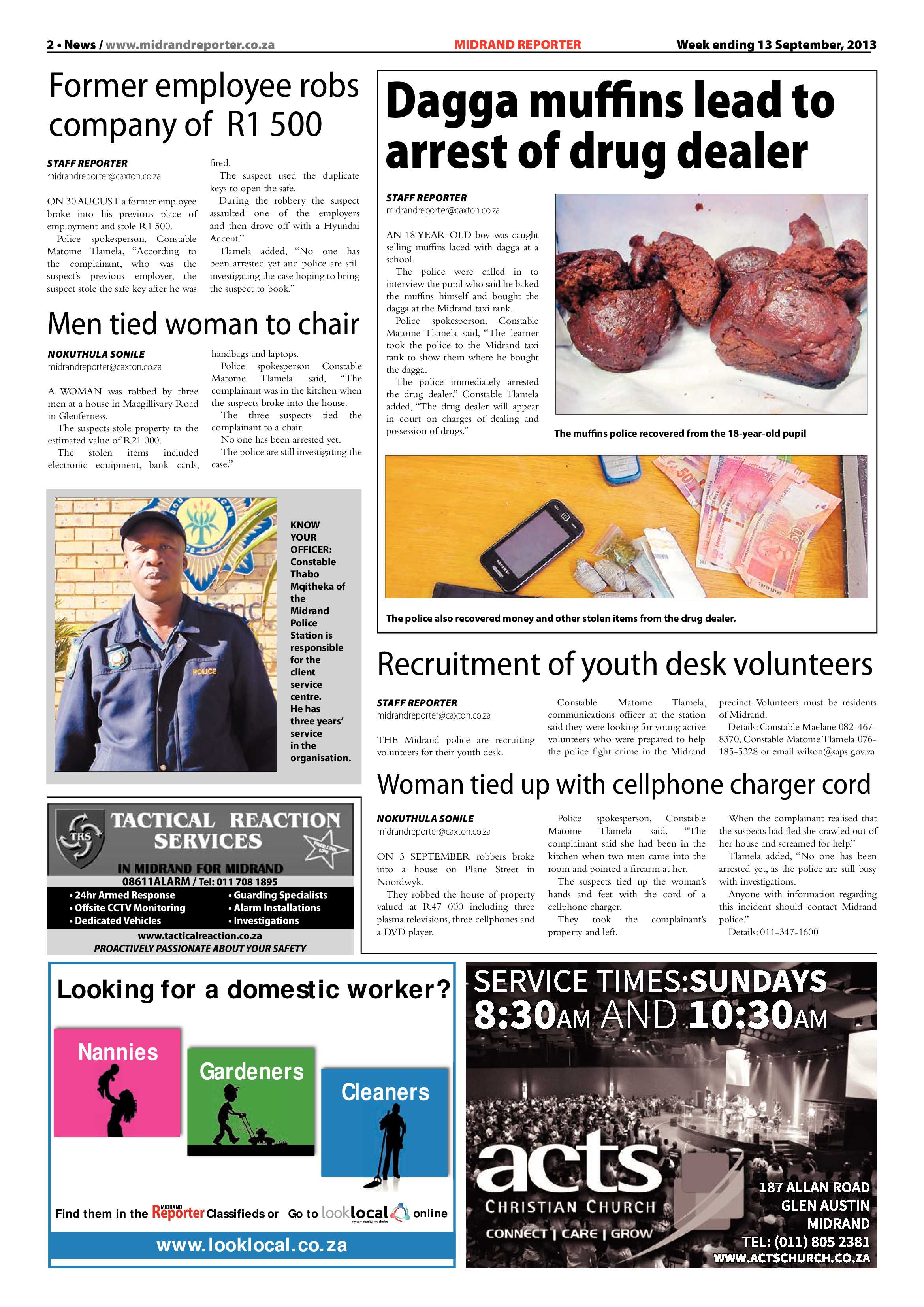 Midrand Reporter 13 September 2013 page 2