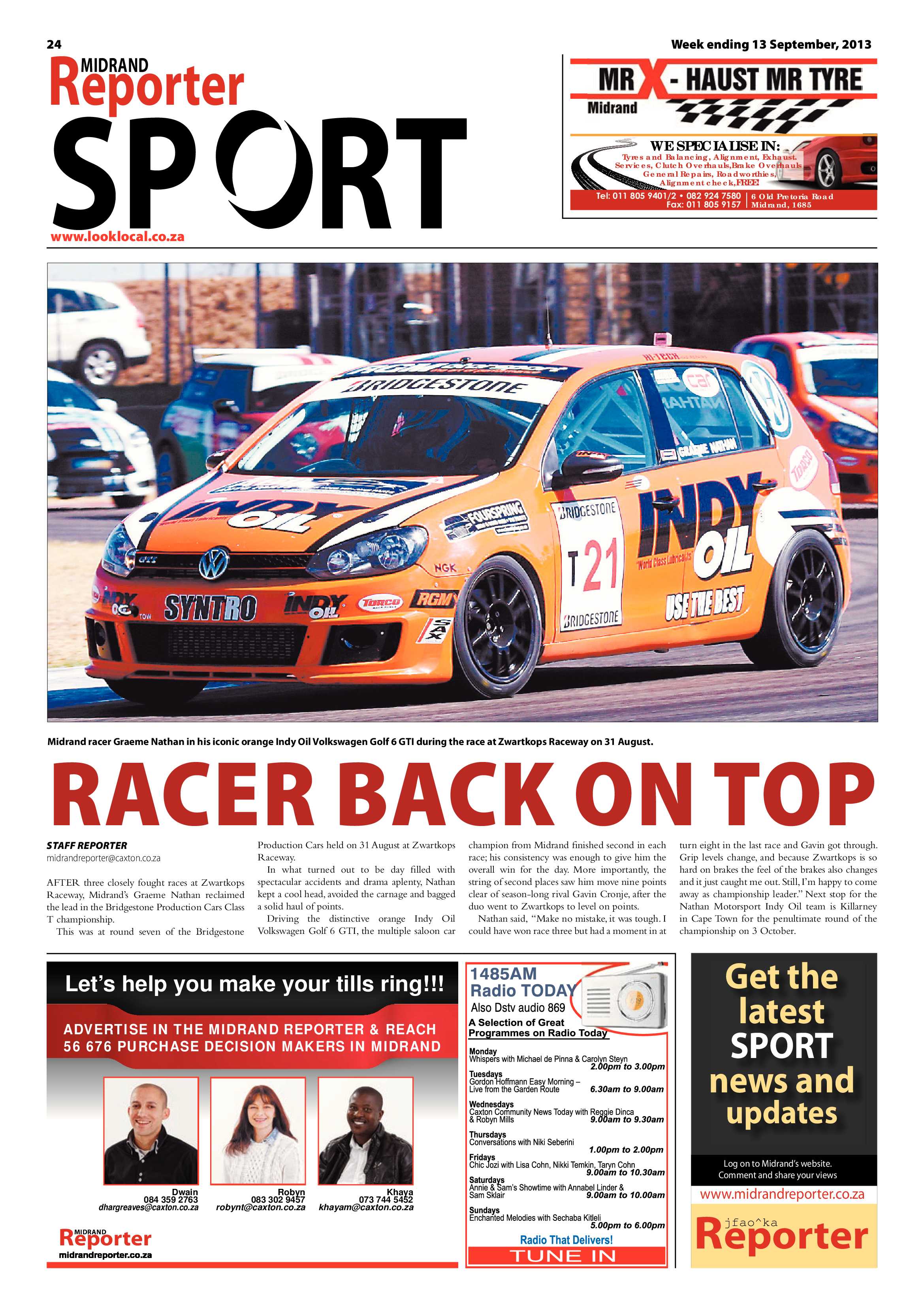 Midrand Reporter 13 September 2013 page 24