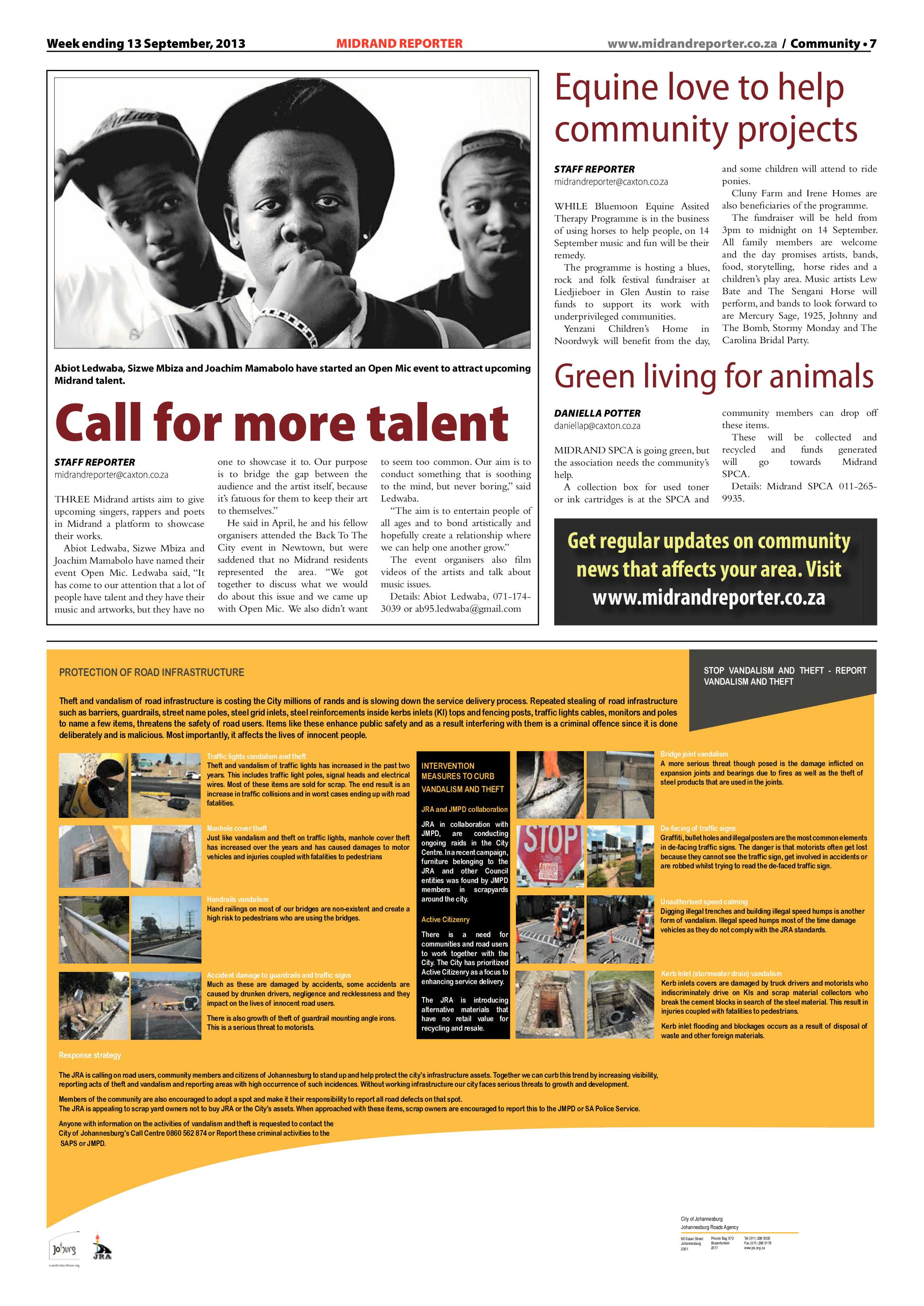 Midrand Reporter 13 September 2013 page 7
