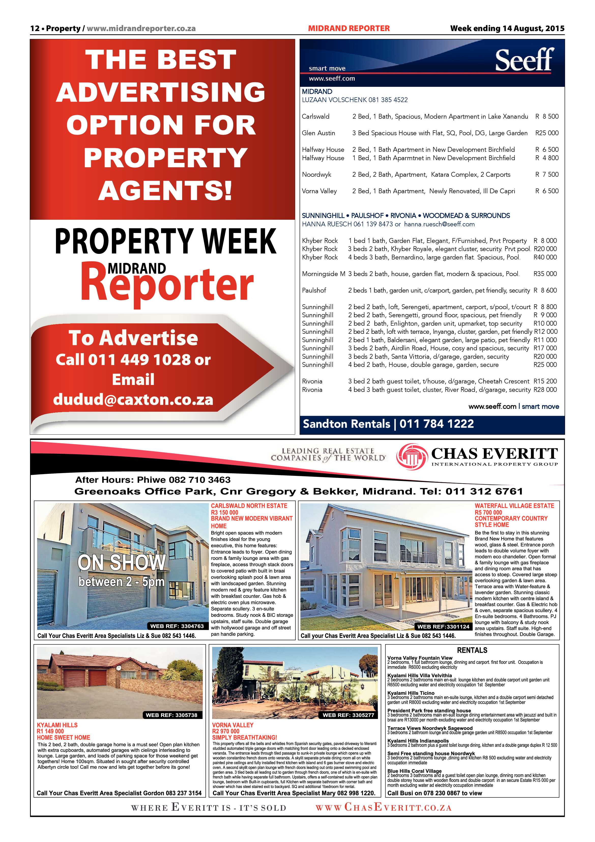 Midrand Reporter 14 August 2015 page 12
