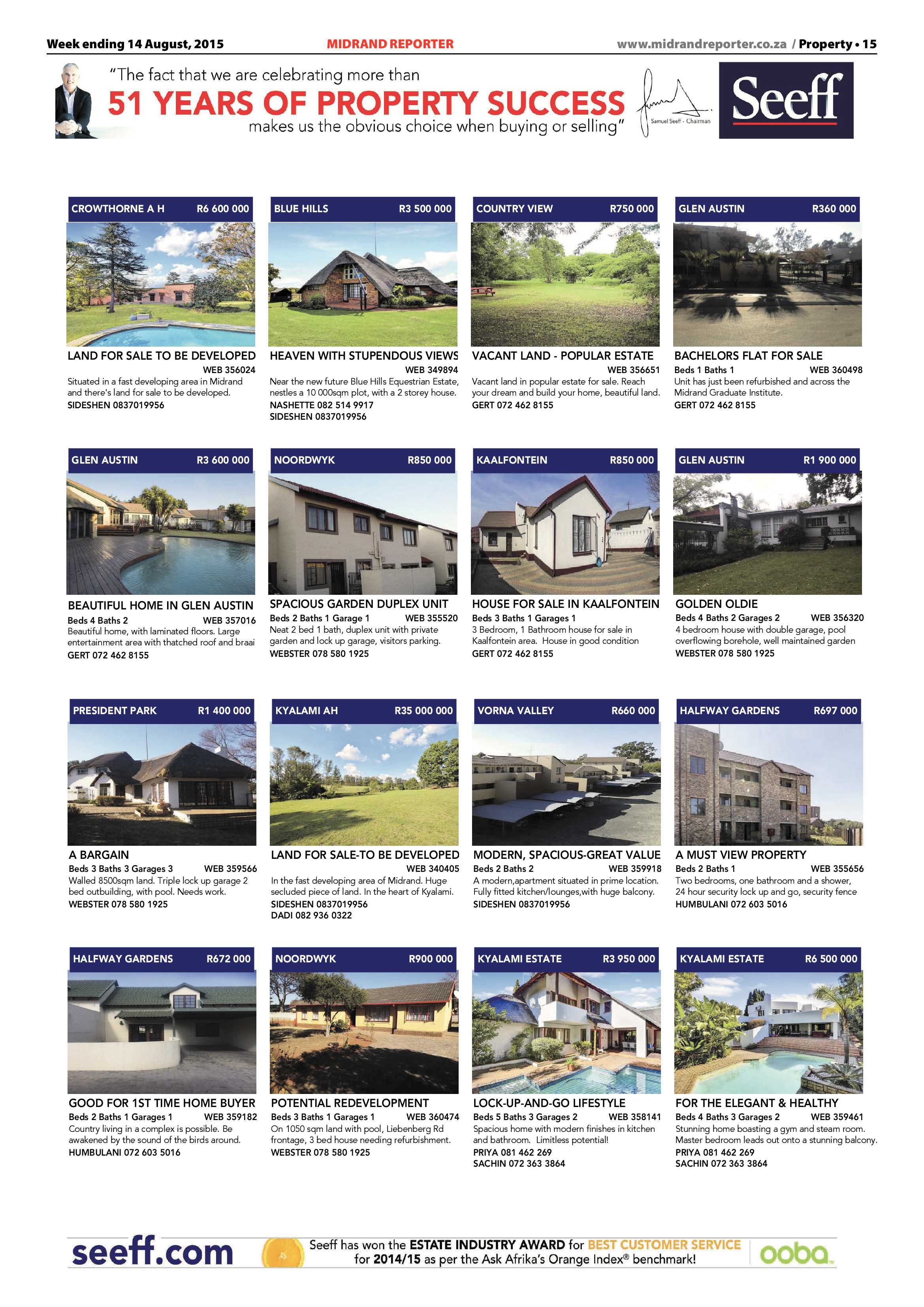 Midrand Reporter 14 August 2015 page 15