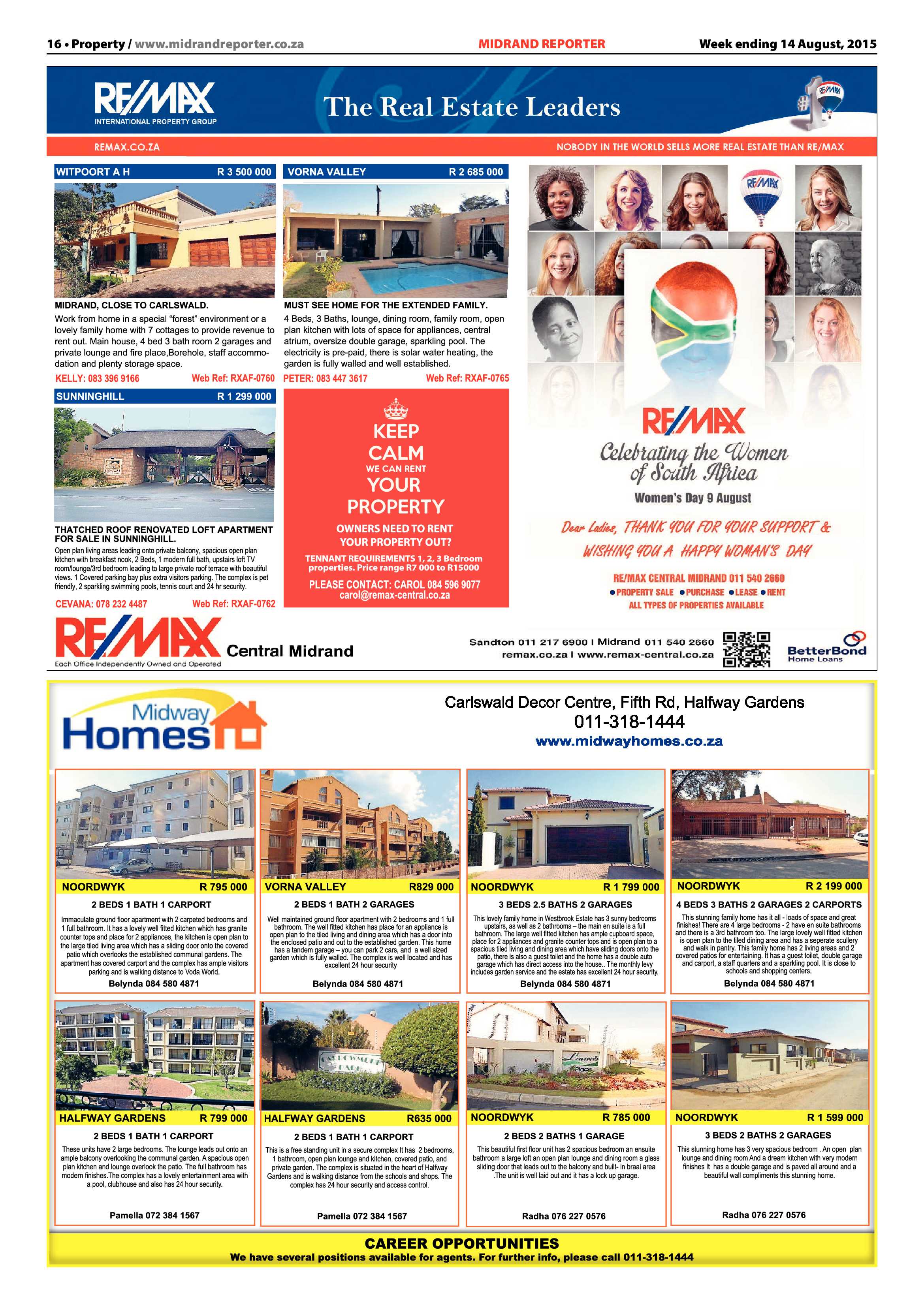 Midrand Reporter 14 August 2015 page 16