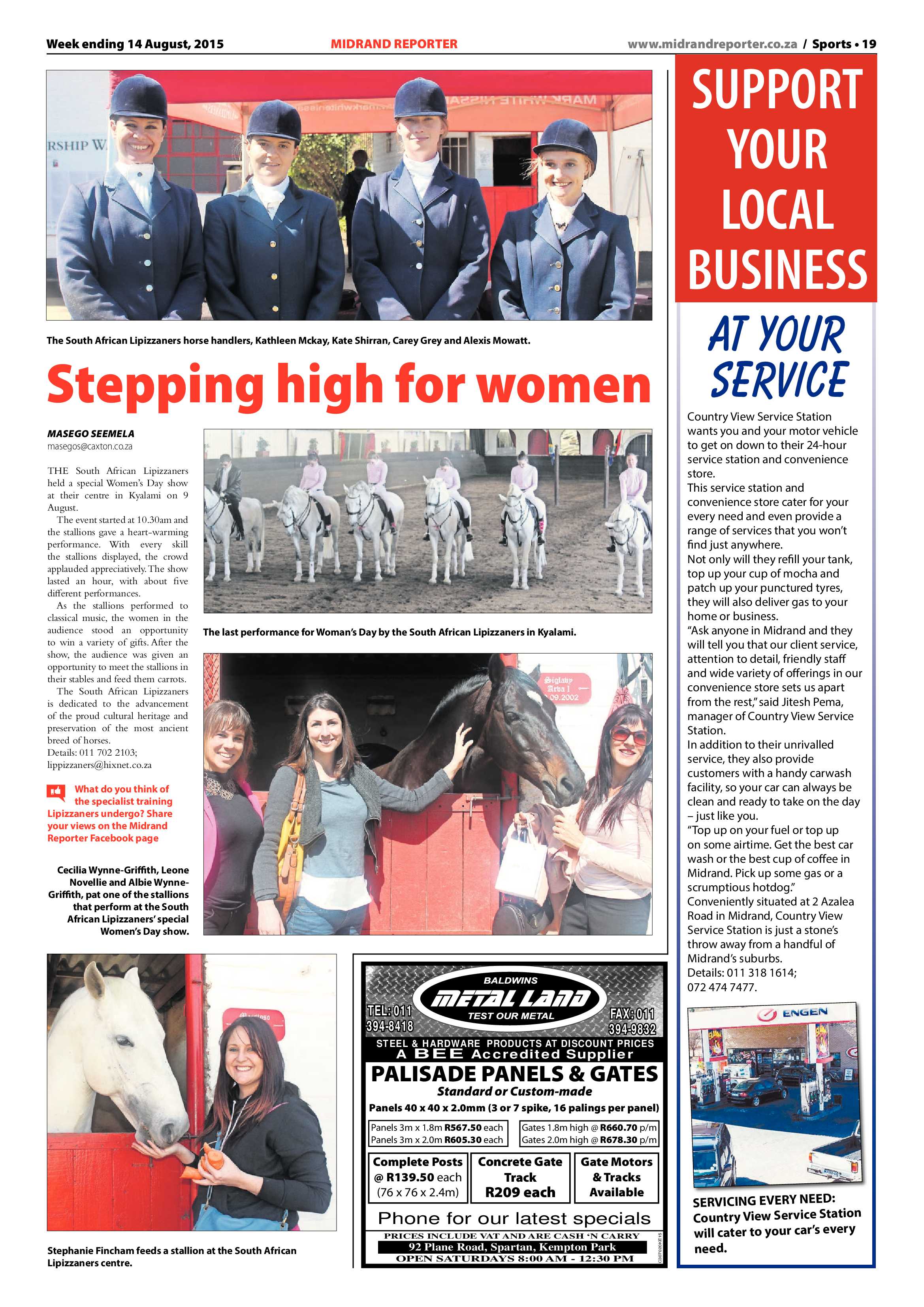 Midrand Reporter 14 August 2015 page 19