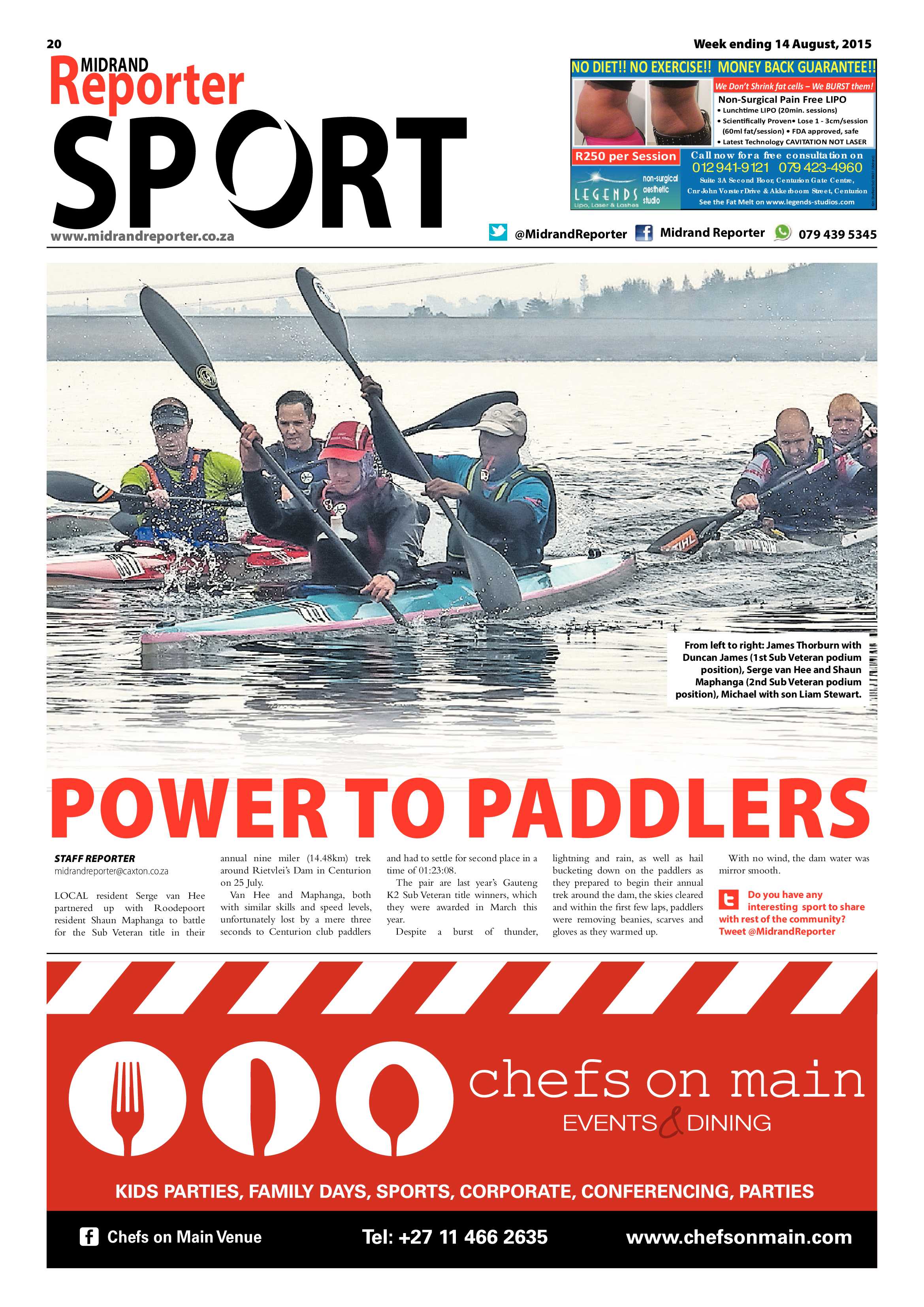 Midrand Reporter 14 August 2015 page 20