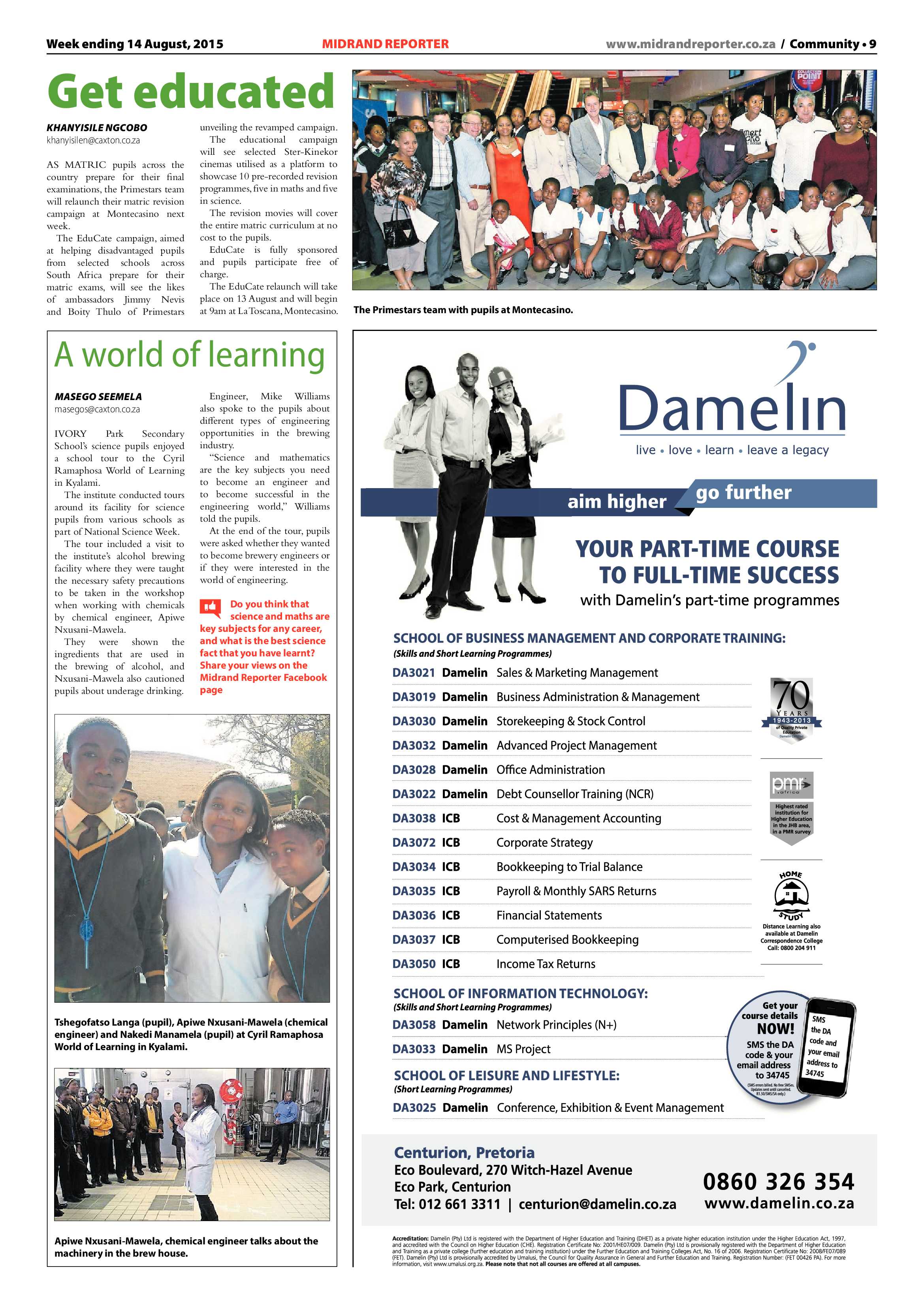 Midrand Reporter 14 August 2015 page 9