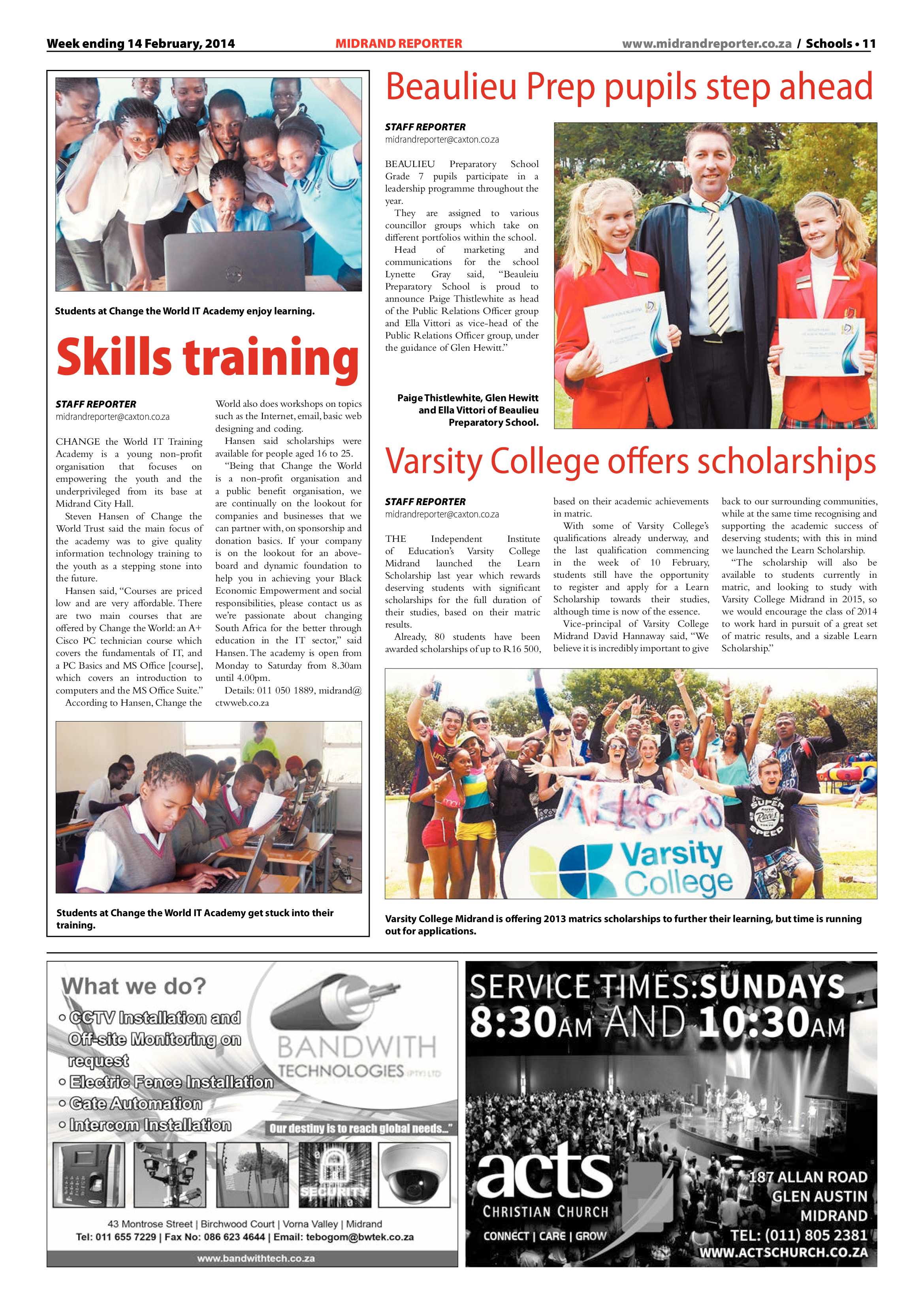 Midrand Reporter 14 February 2014 page 11