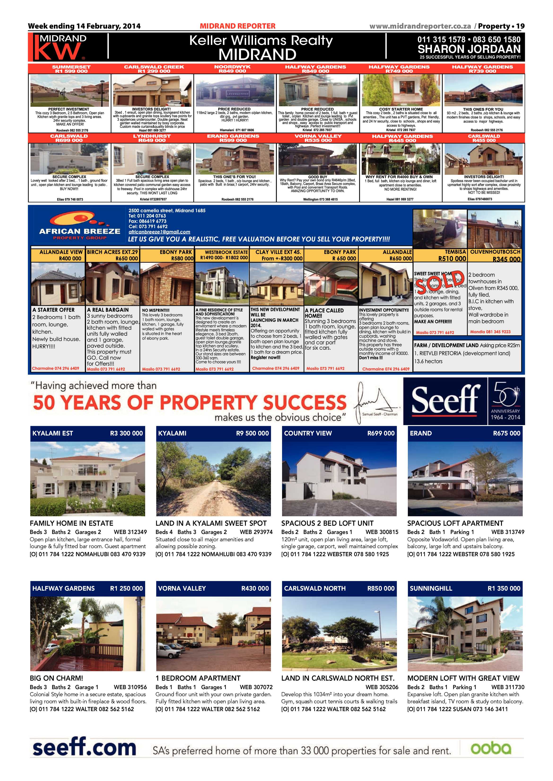 Midrand Reporter 14 February 2014 page 19