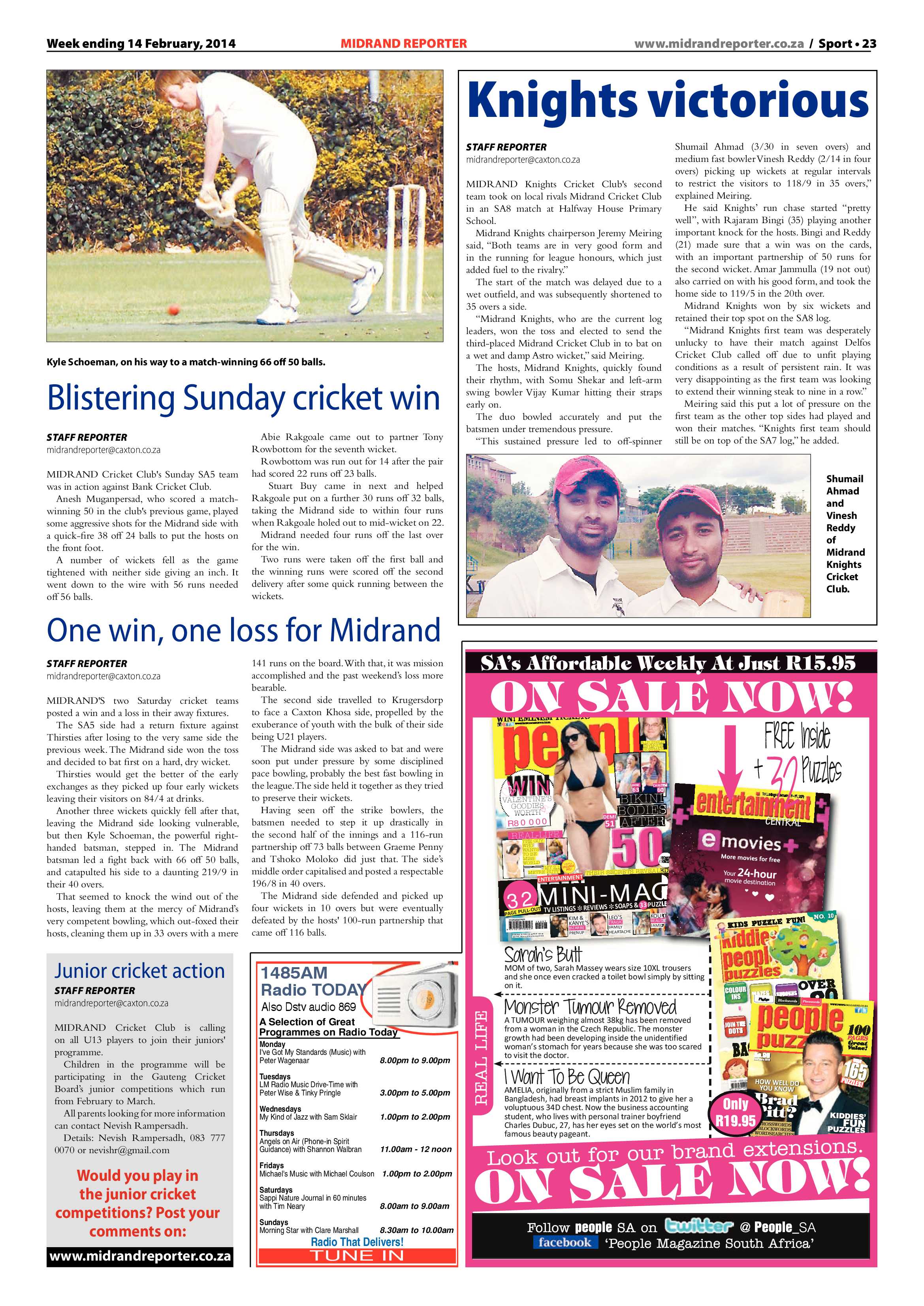 Midrand Reporter 14 February 2014 page 23