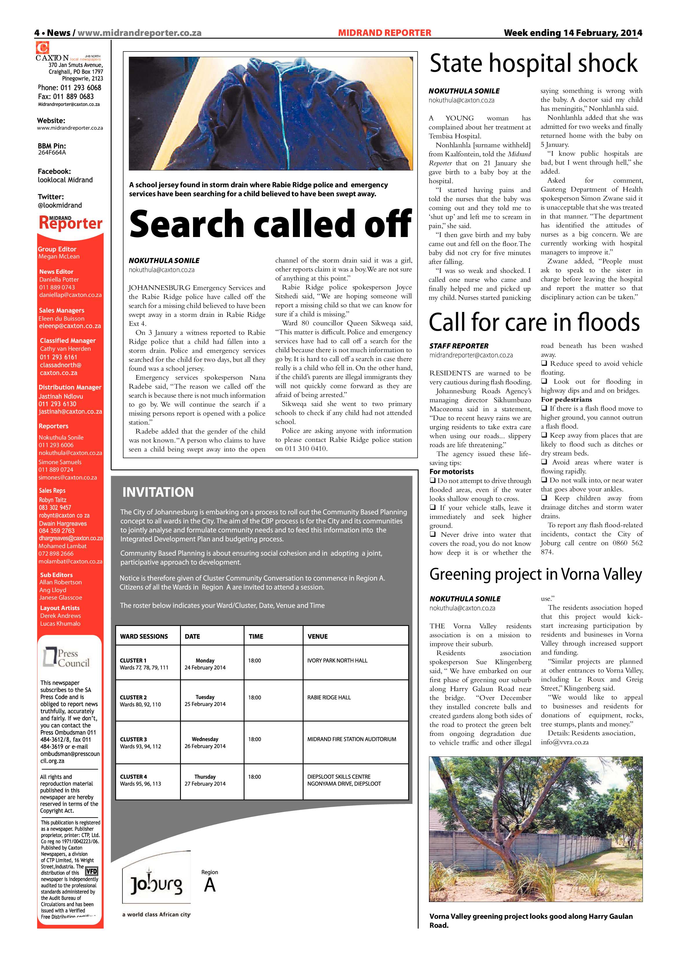 Midrand Reporter 14 February 2014 page 4