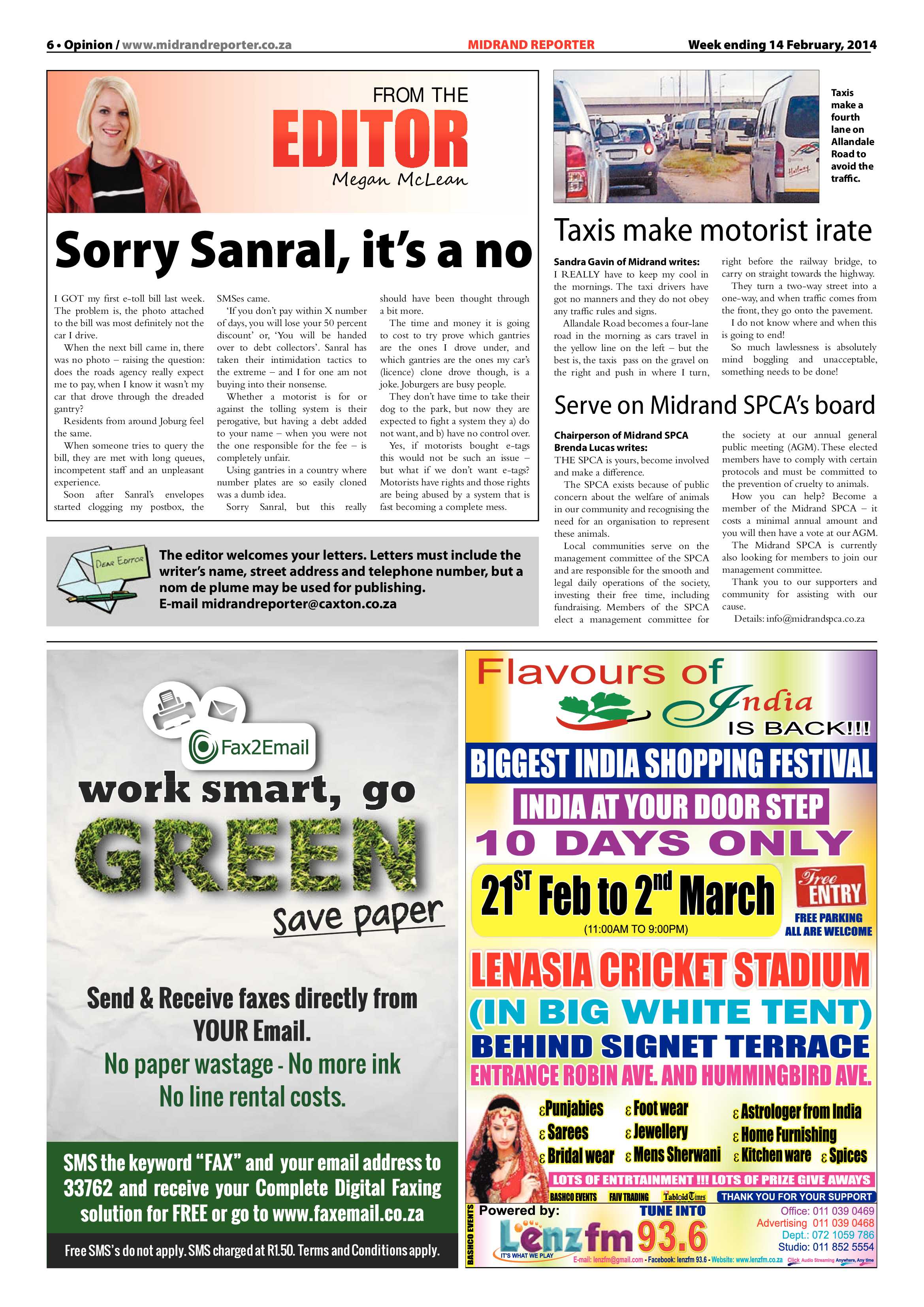 Midrand Reporter 14 February 2014 page 6