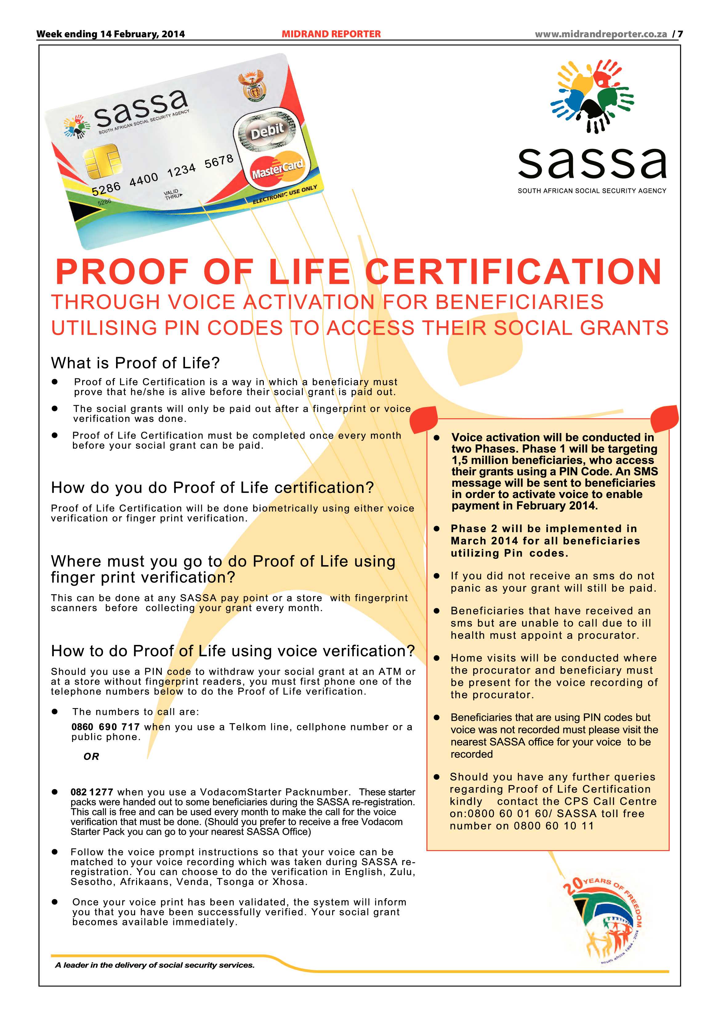 Midrand Reporter 14 February 2014 page 7