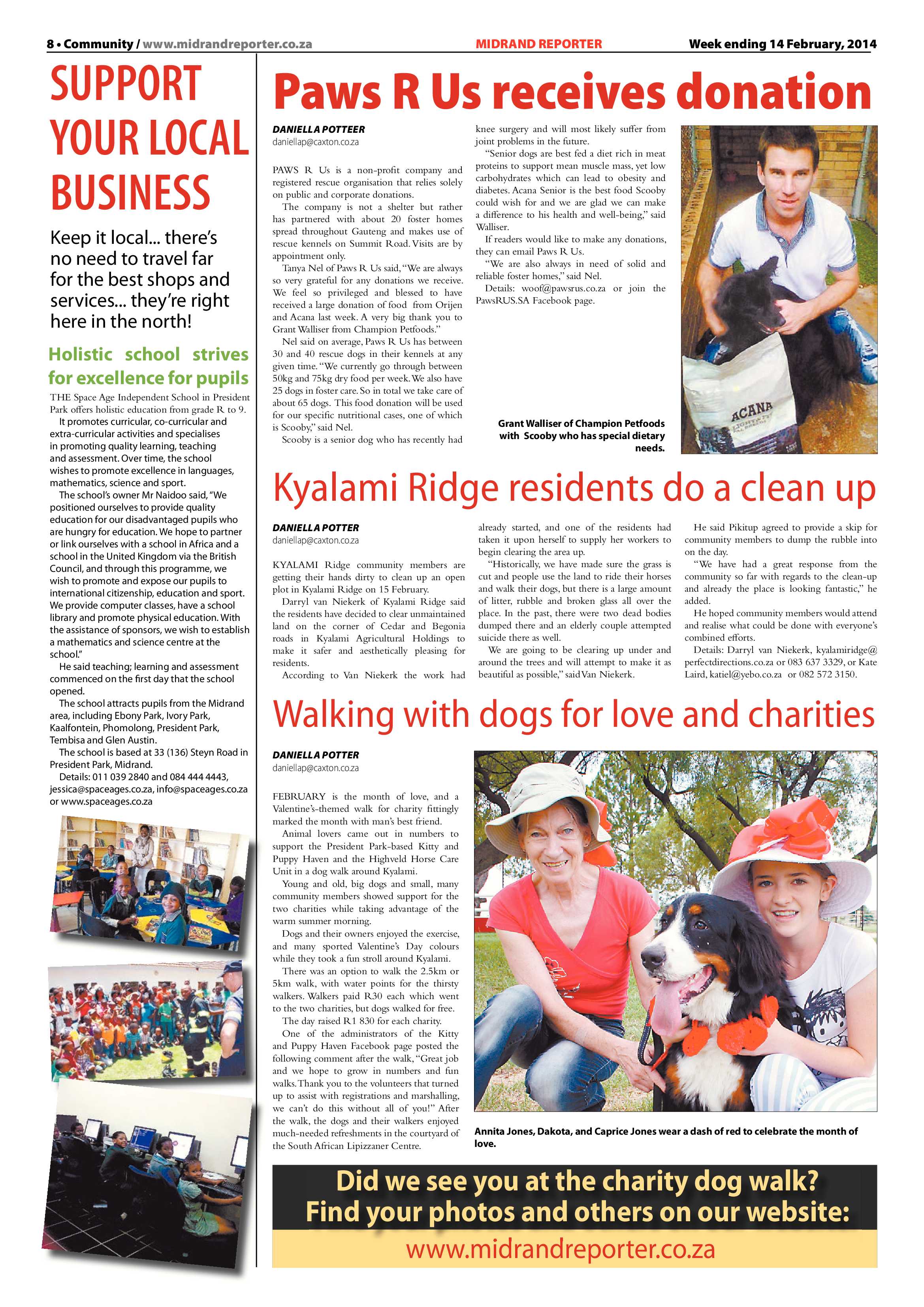 Midrand Reporter 14 February 2014 page 8