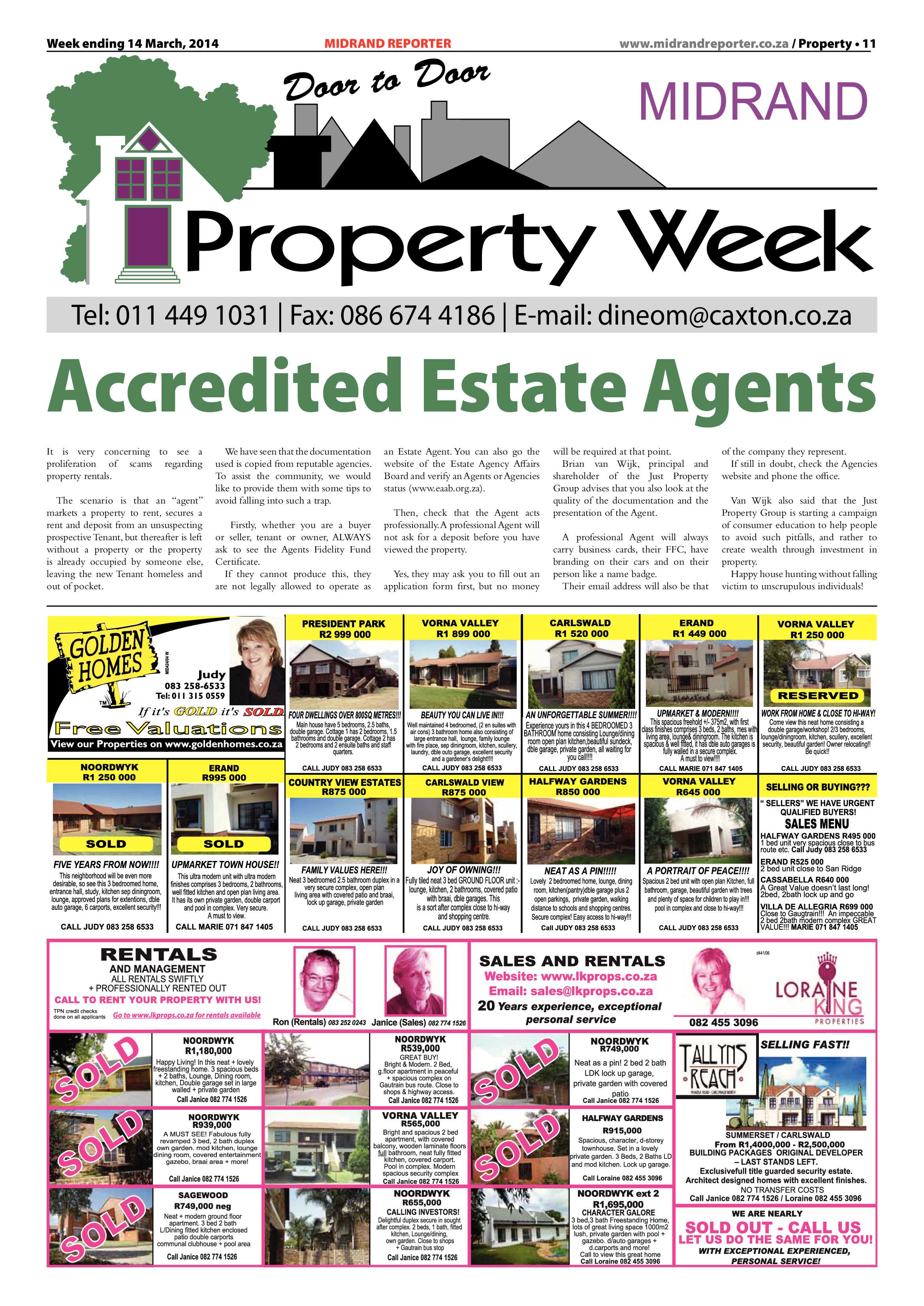 Midrand Reporter 14 March 2014 page 11