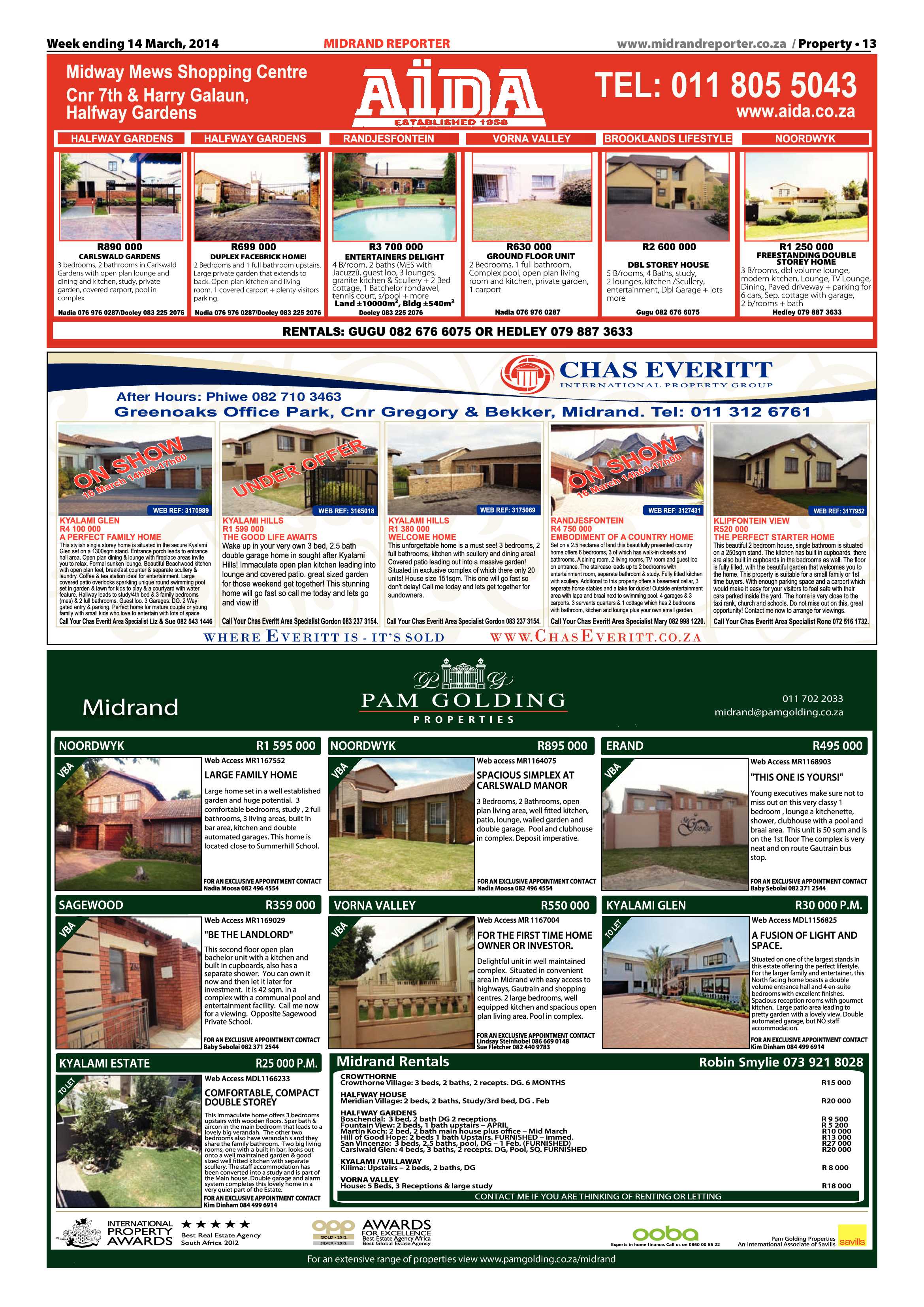Midrand Reporter 14 March 2014 page 13