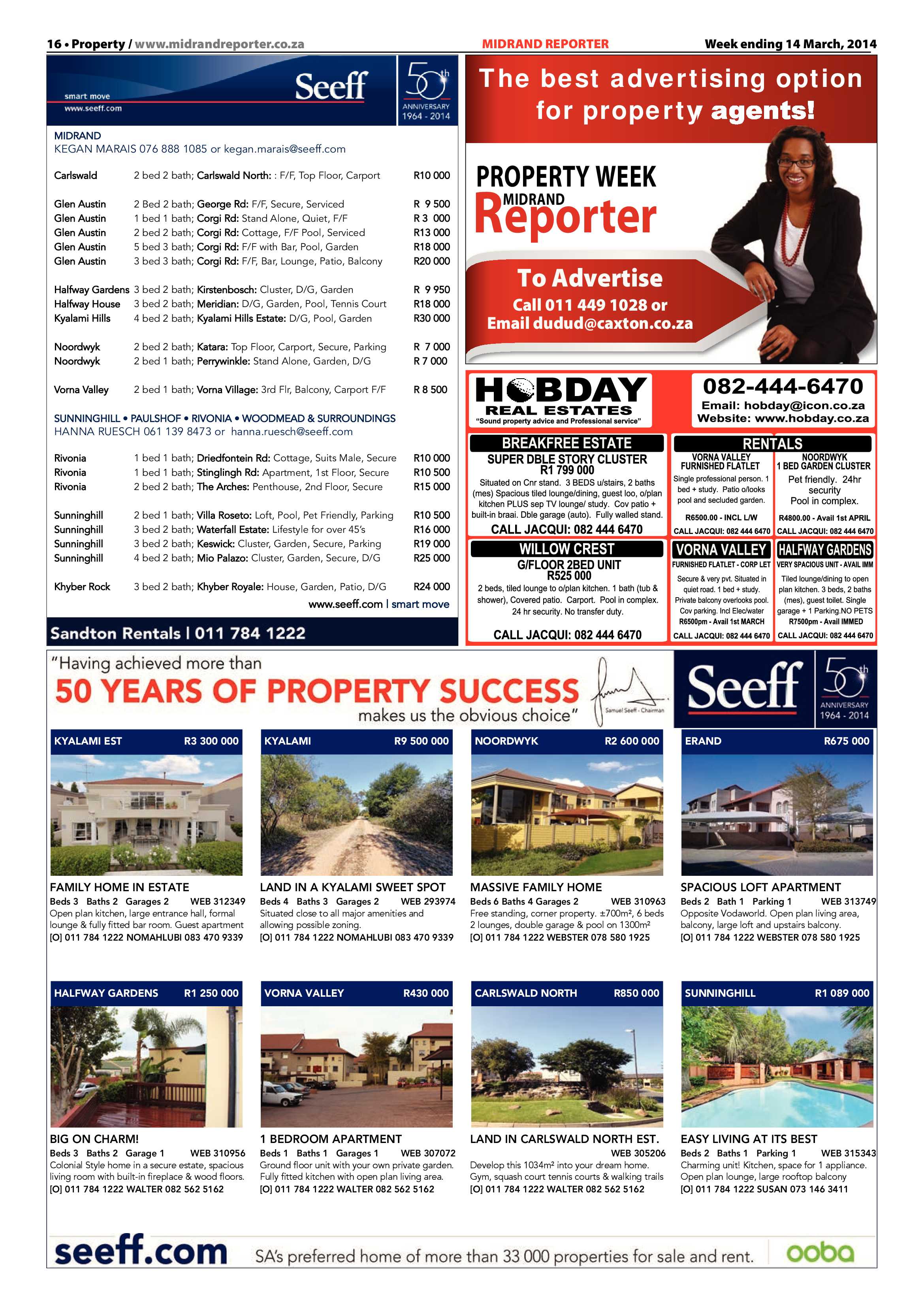 Midrand Reporter 14 March 2014 page 16