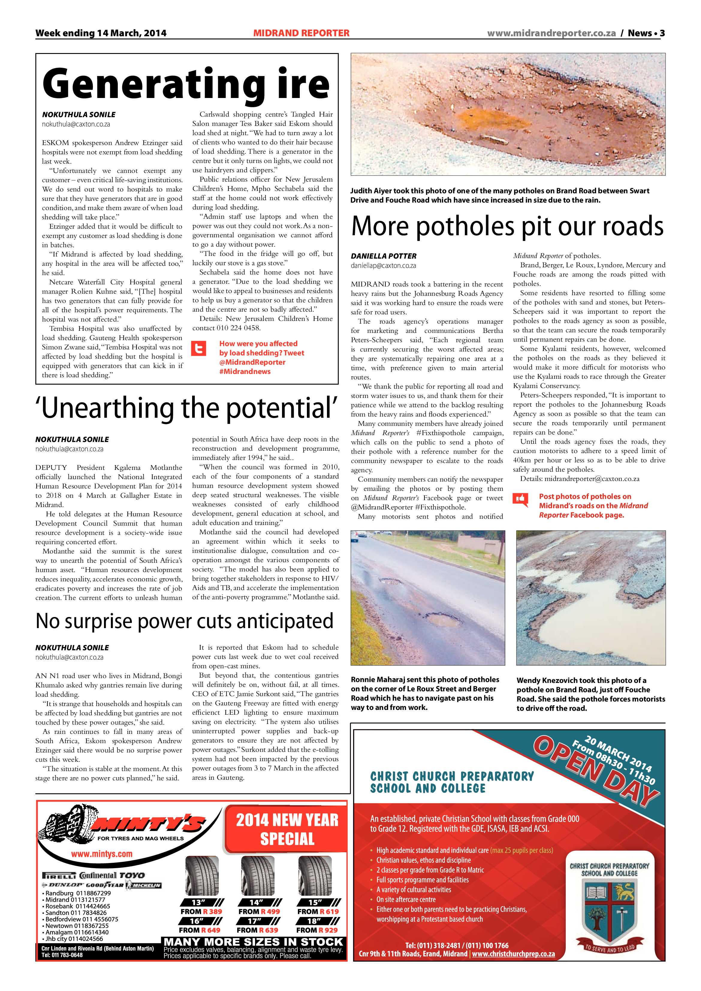 Midrand Reporter 14 March 2014 page 3