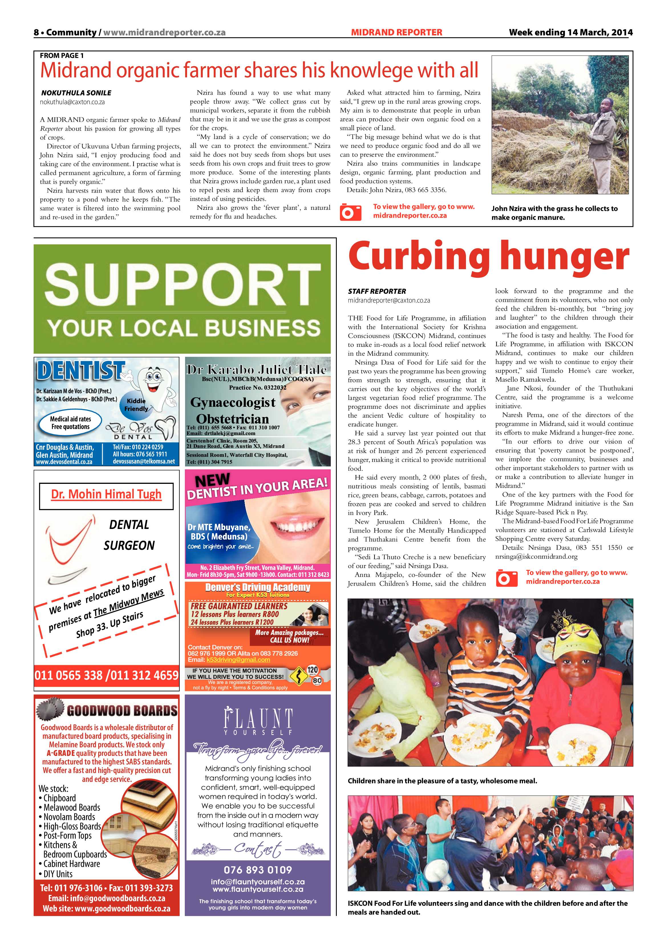 Midrand Reporter 14 March 2014 page 8