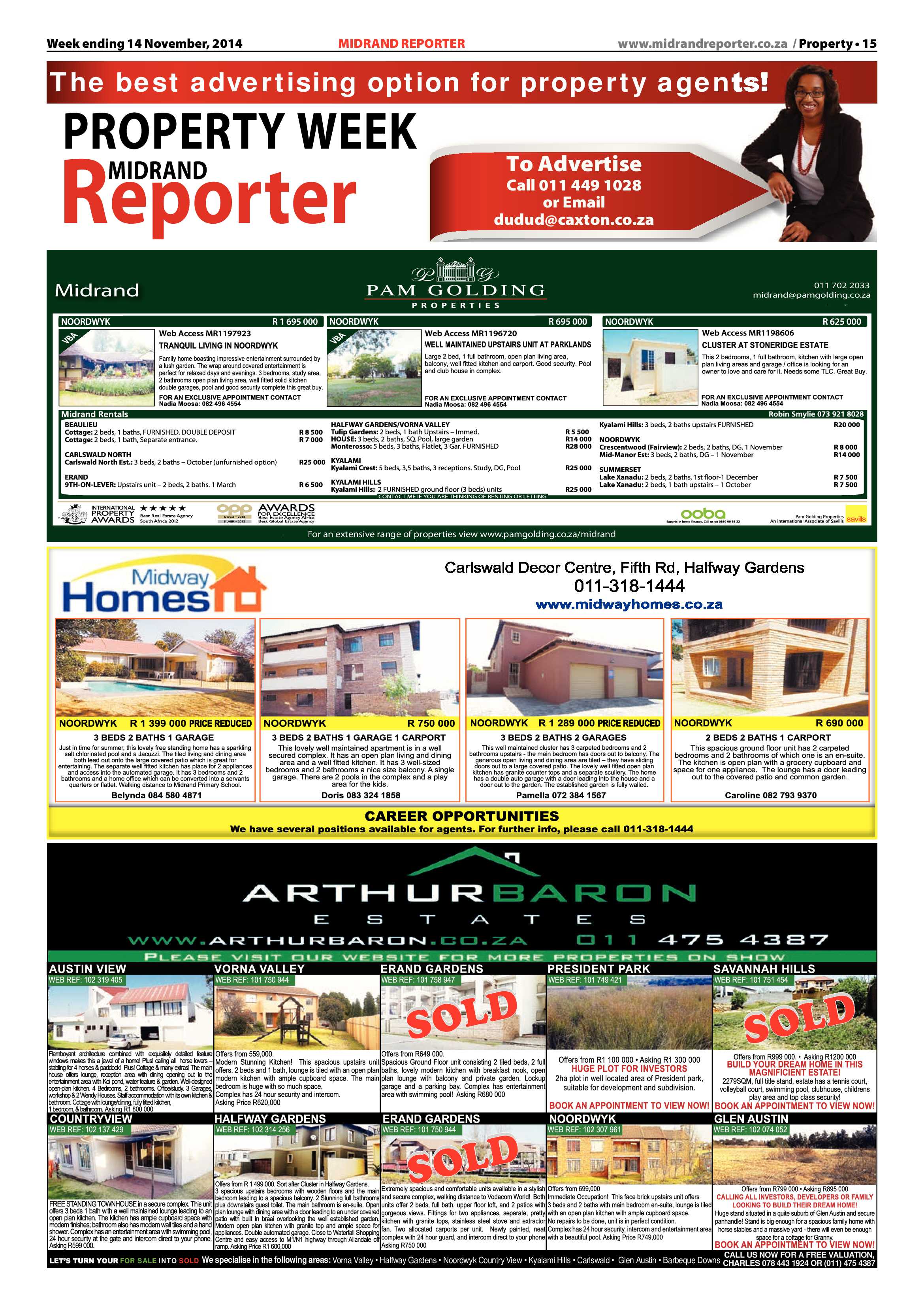 Midrand Reporter 14 November 2014 page 15