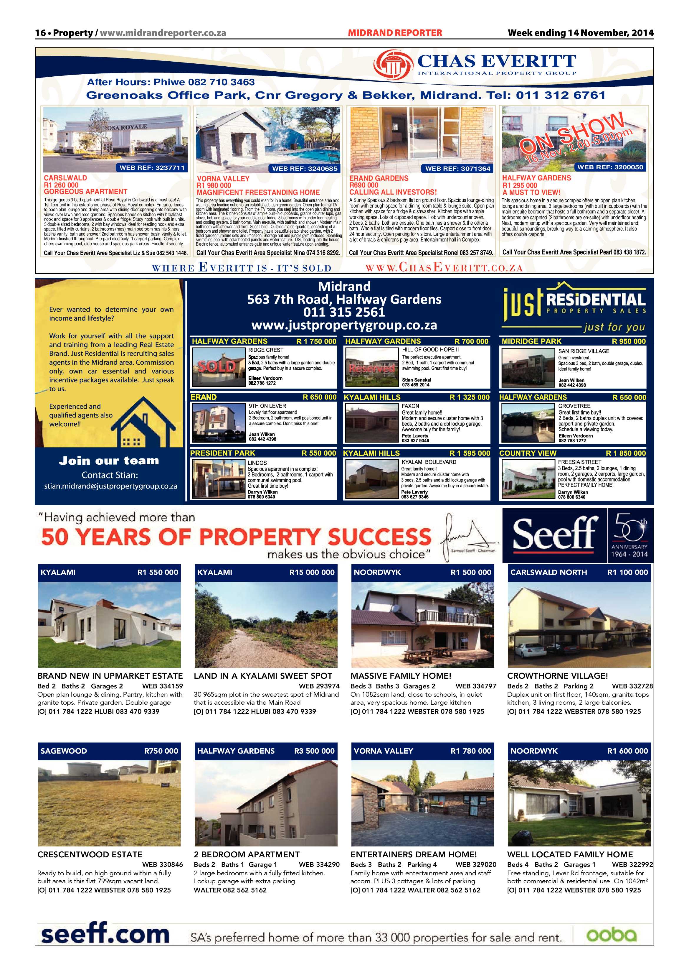 Midrand Reporter 14 November 2014 page 16
