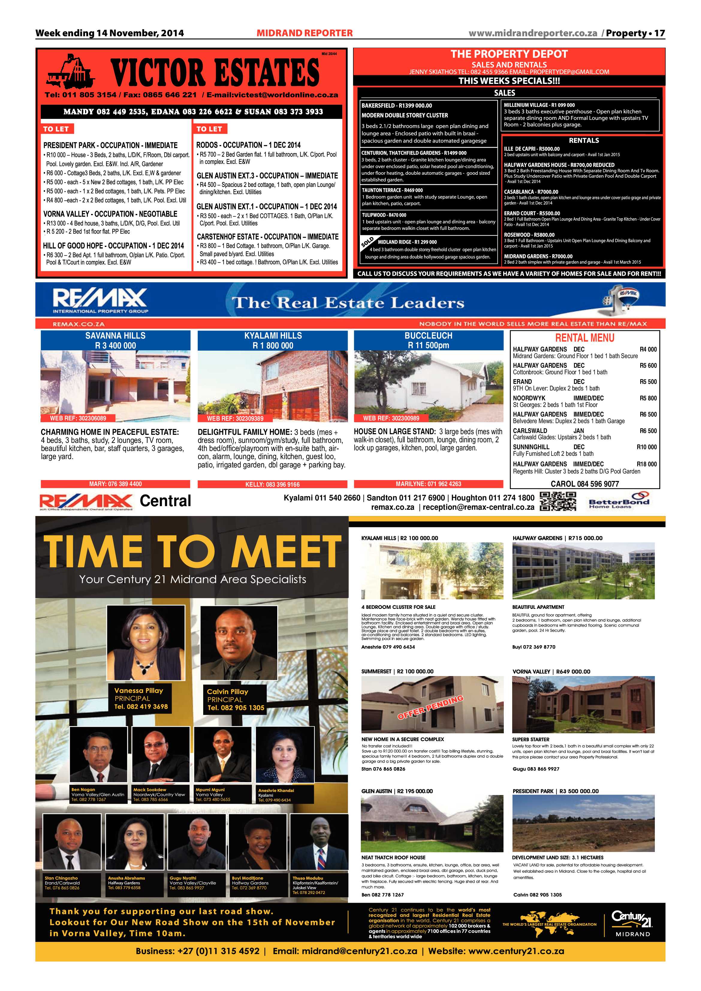 Midrand Reporter 14 November 2014 page 17