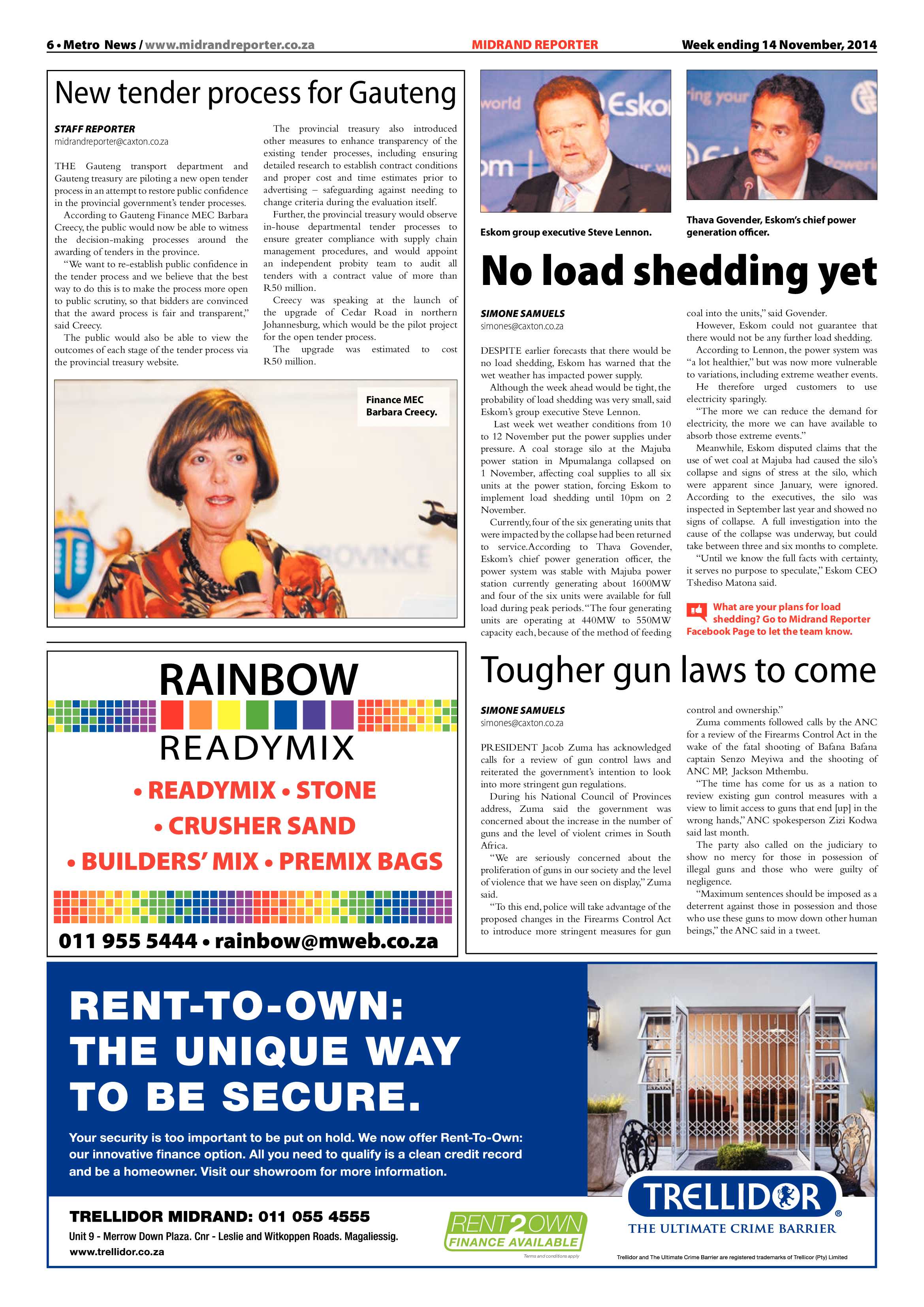 Midrand Reporter 14 November 2014 page 6