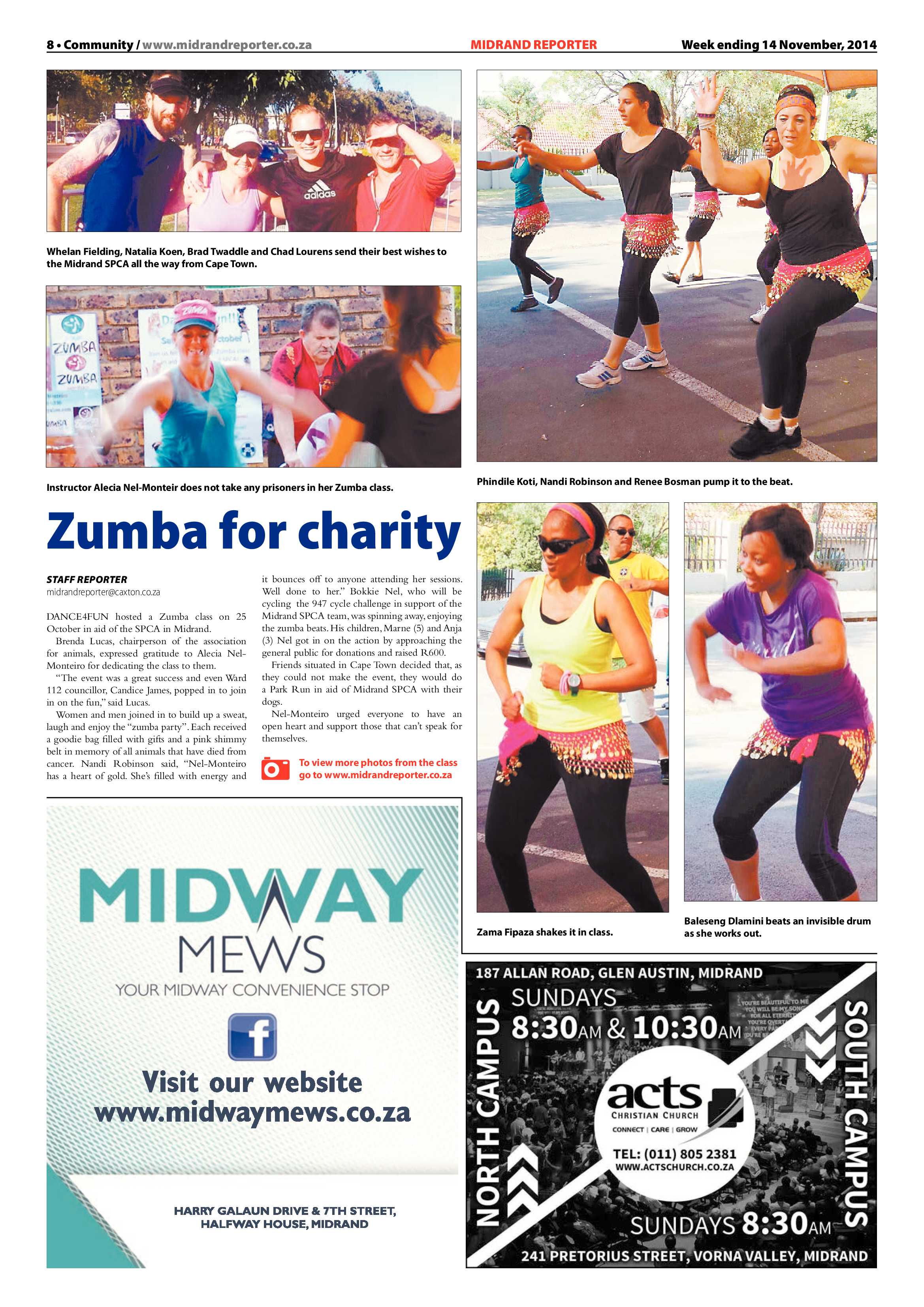 Midrand Reporter 14 November 2014 page 8