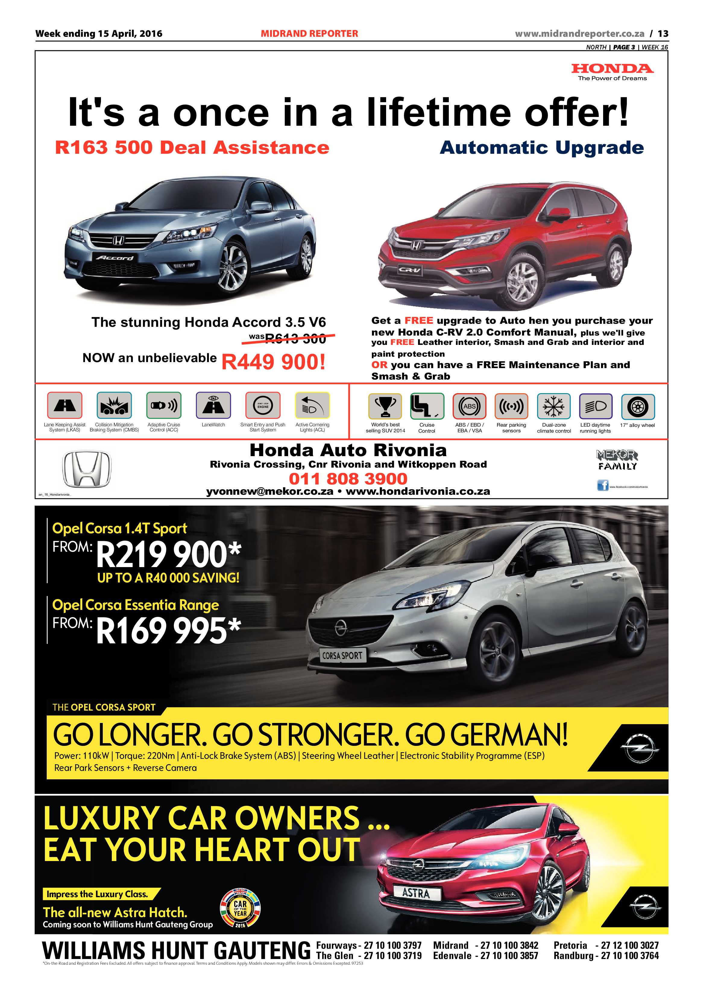 Midrand Reporter 15 April 2016 page 13