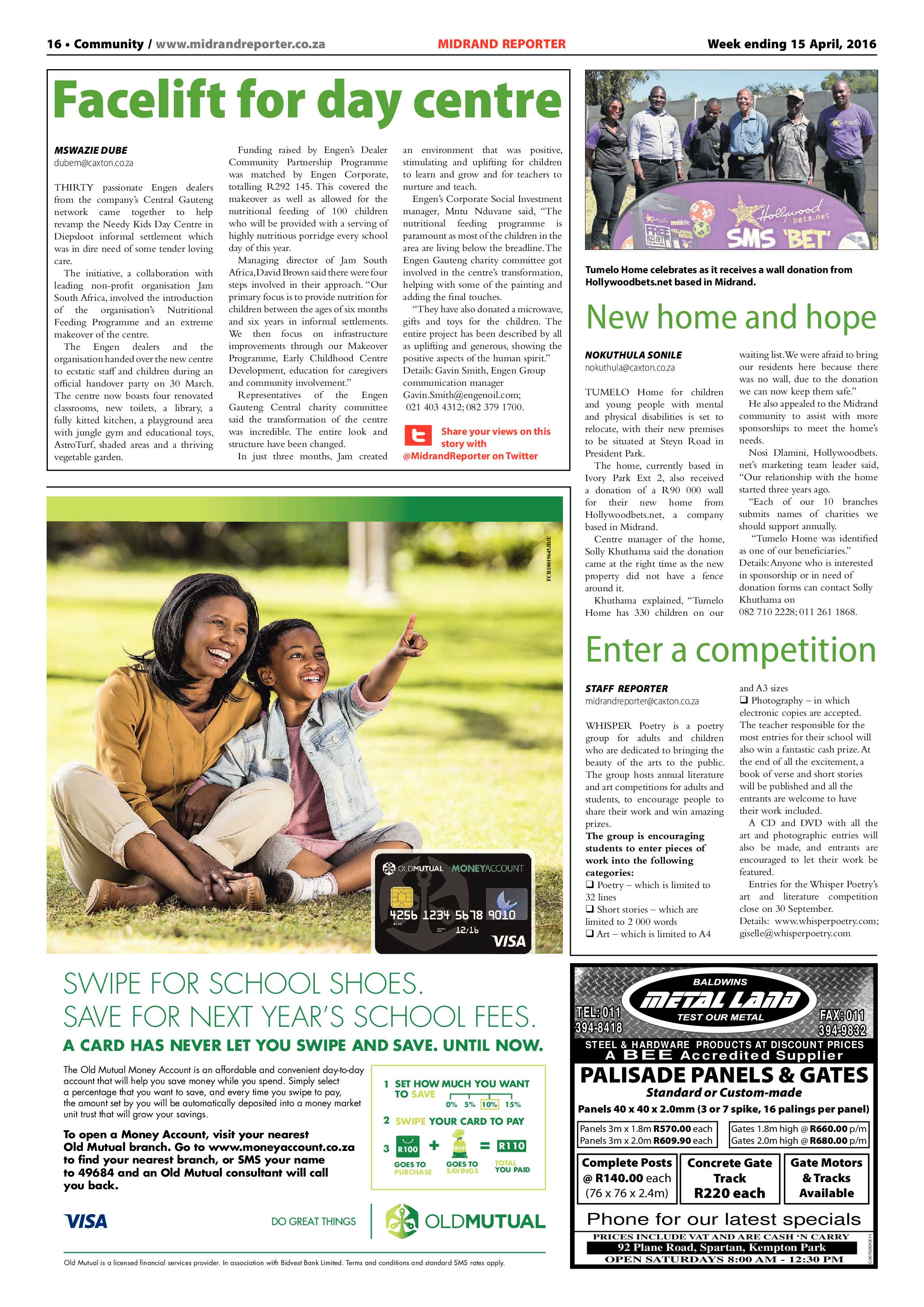 Midrand Reporter 15 April 2016 page 16