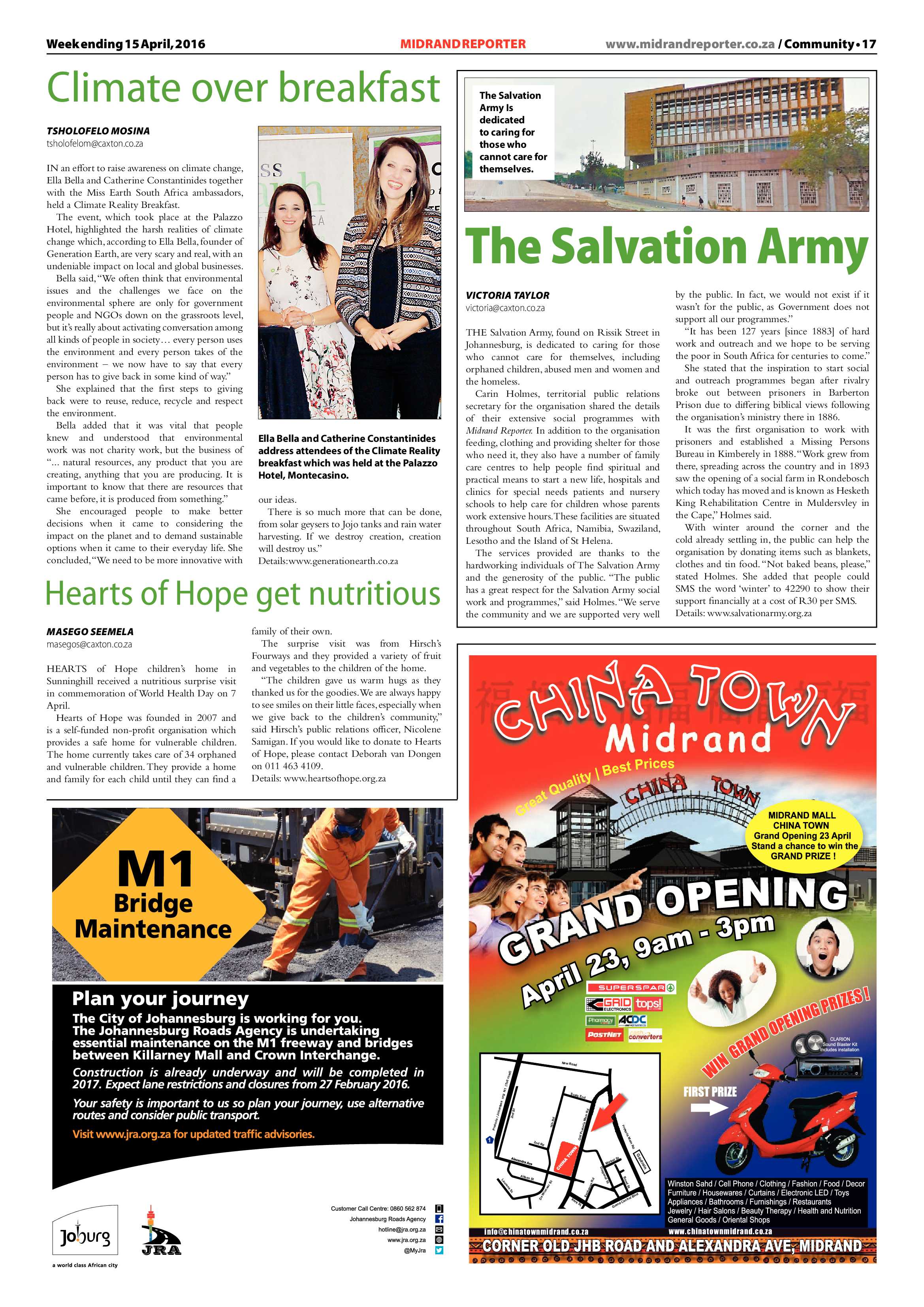Midrand Reporter 15 April 2016 page 17